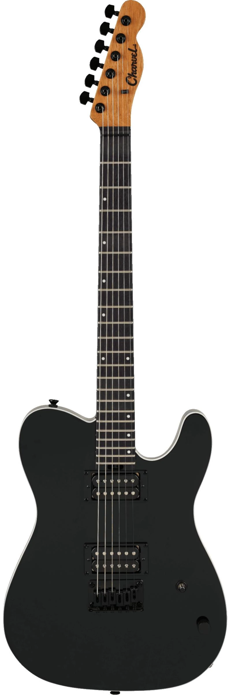 Charvel Standard Series San Dimas Style-2 SD2 HH HT Electric Guitar in Gloss Black - 2976181303-Front.jpg