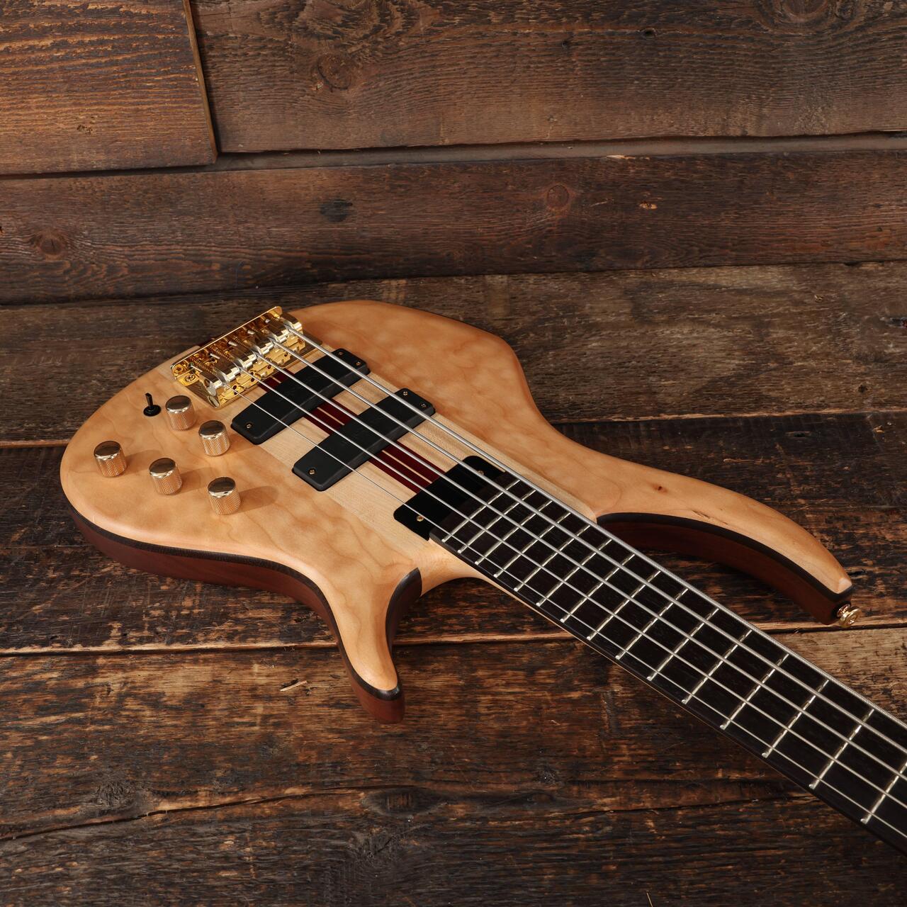 Tobias Classic V 5-String Bass Guitar in Satin Natural - TBCL5SNAGH1 (9).jpg