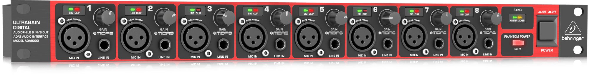 Behringer ADA8200 Ultragain Converter - Andertons Music Co.