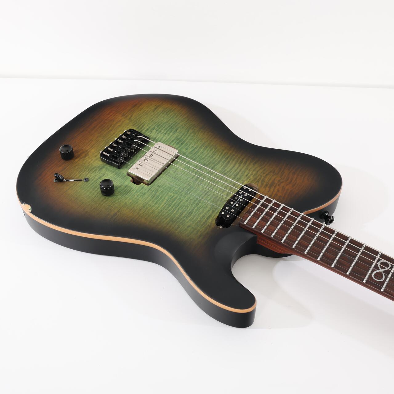 B Stock : Chapman Law Maker Legacy Baritone Electric Guitar in Forest Moss Green - 002 - B-LMKB-LGY--0002 (9).jpg