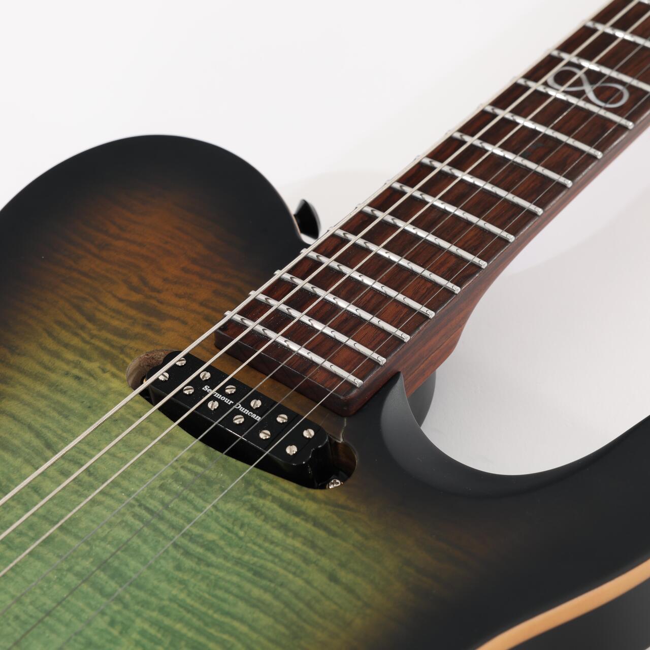 B Stock : Chapman Law Maker Legacy Baritone Electric Guitar in Forest Moss Green - 002 - B-LMKB-LGY--0002 (7).jpg