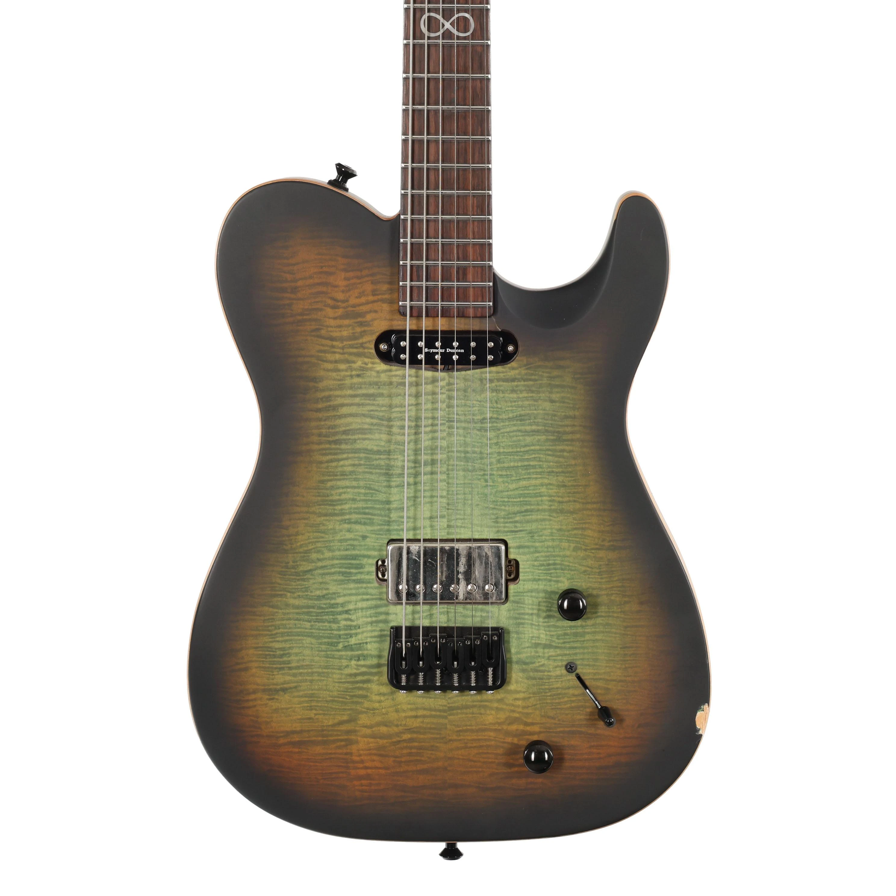 B Stock : Chapman Law Maker Legacy Baritone Electric Guitar in Forest Moss Green - 002 - B-LMKB-LGY--0002 (2).jpg
