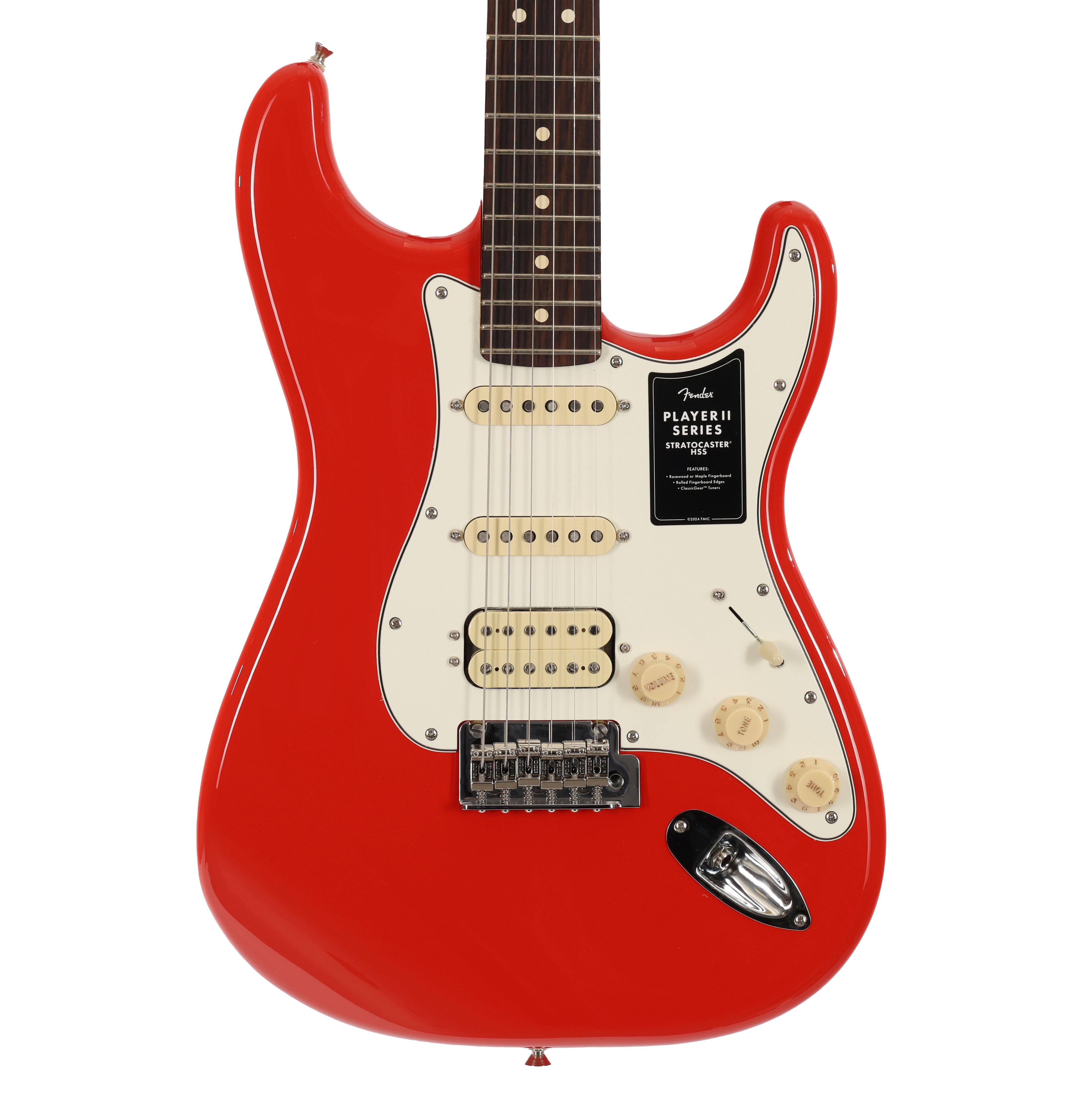 B Stock : Fender Player II Stratocaster HSS Rosewood Fingerboard Coral Red - 001 - B-014054055 -0001(12).jpg