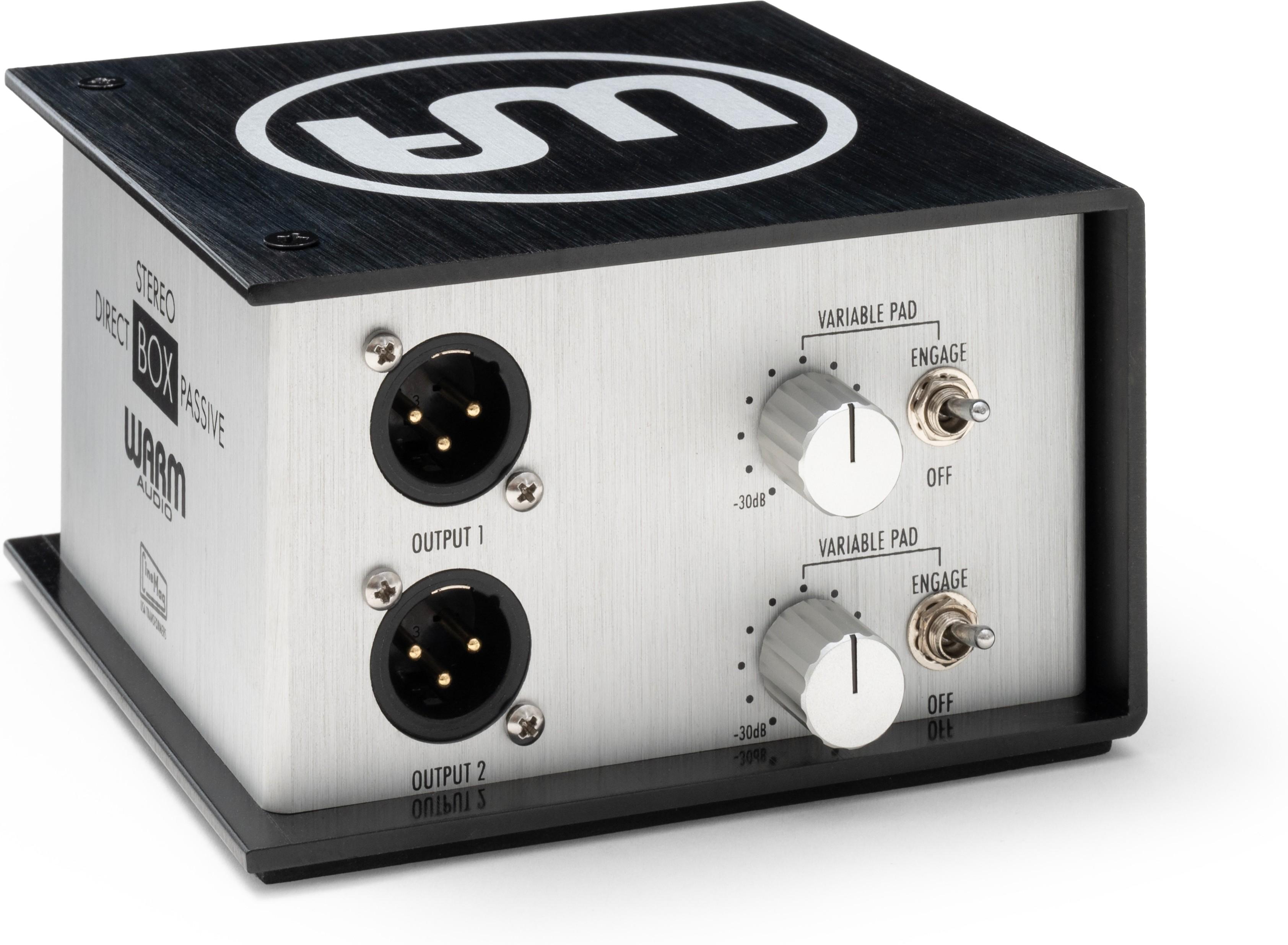 Warm Audio WA-DI-P2 2 Channel Passive DI Box - Andertons Music Co.
