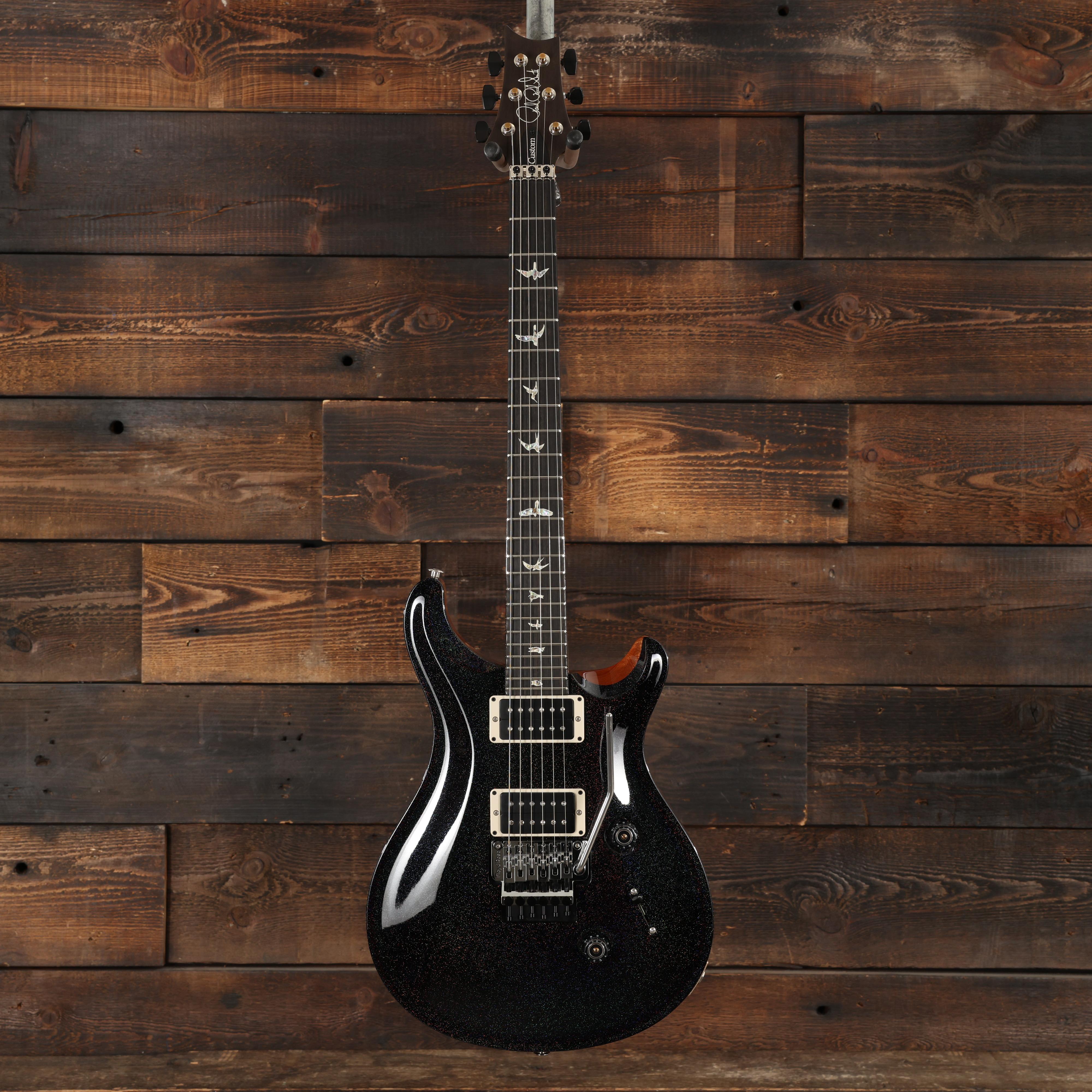 PRS Custom 24 Floyd Electric Guitar in Black Rainbow Holoflake - 0416849 (4).JPG