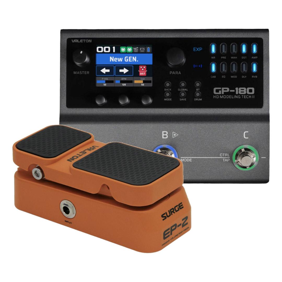 Valeton GP-180 Multi-FX With EP-2 Expression Pedal & Cable - Valetone-GP-180-Bundle.jpg