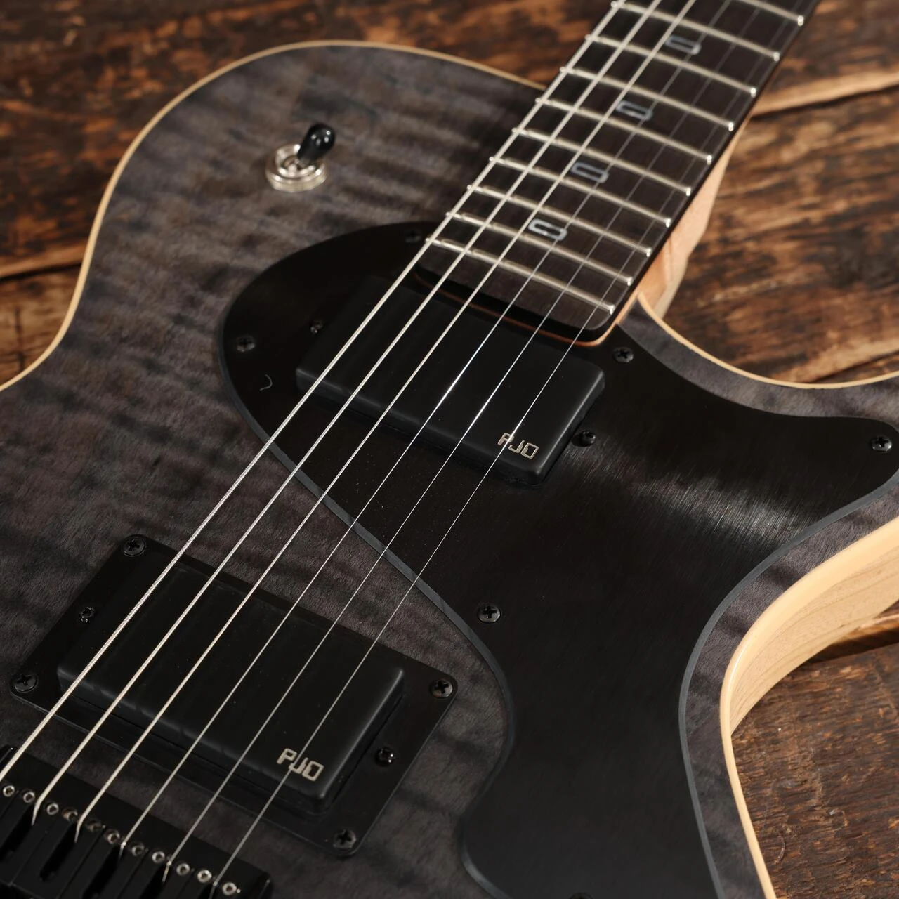 PJD Custom Shop Carey Elite Electric Guitar in Charcoal Fade - CS-102 (9).JPG