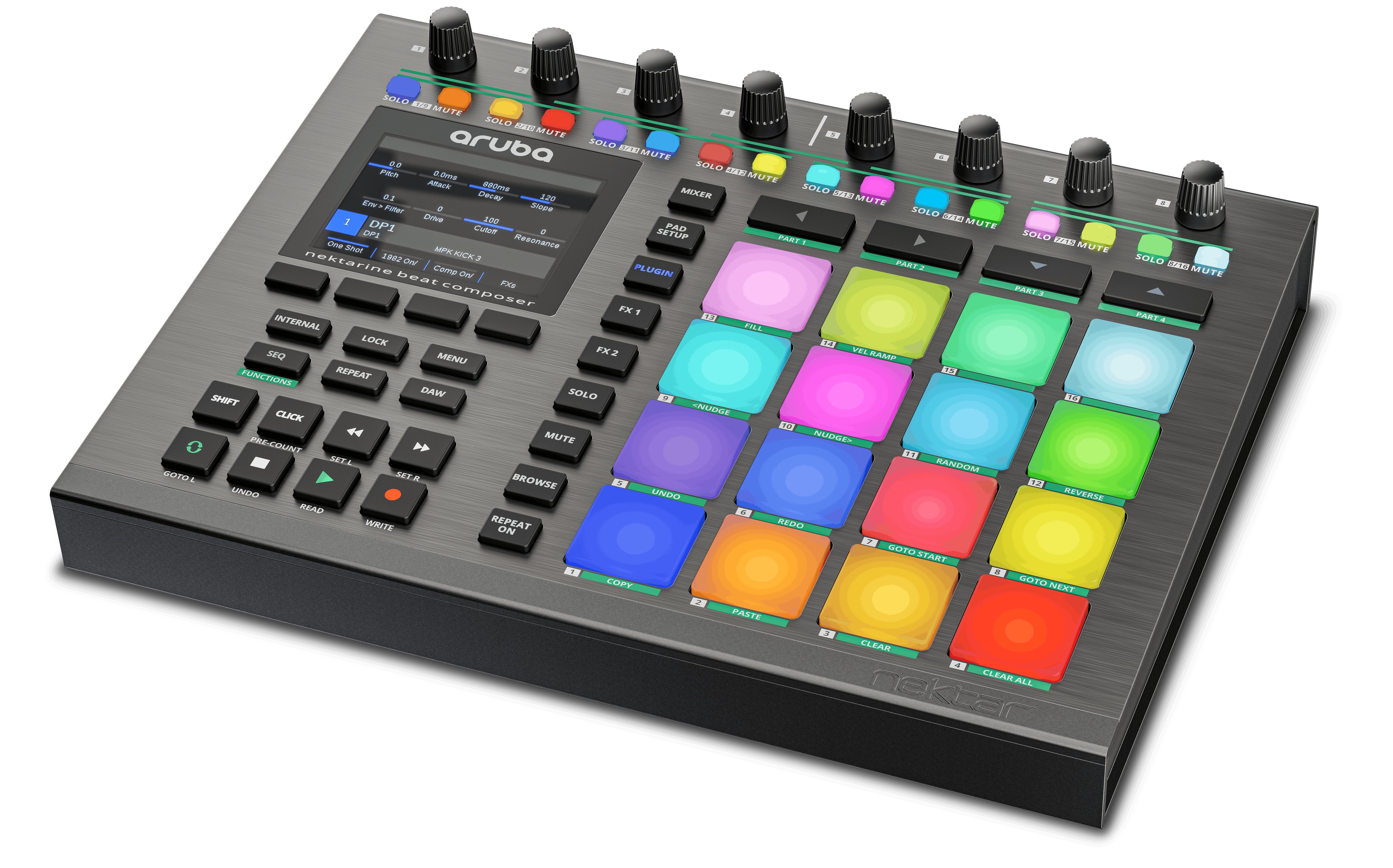 Nektar ARUBA Drum Controller - ARUBA-02_Aruba_right_45dg.jpg