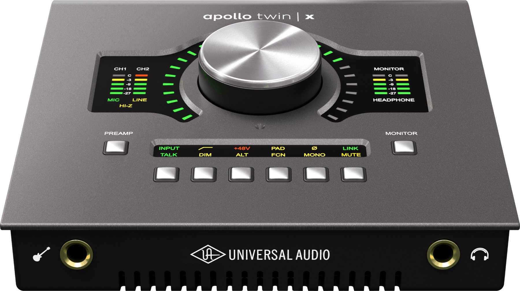 Universal Audio Apollo Twin X DUO USB HE Edition Audio Interface - Refurb Unit - APLTWXDU-HE-Universal_Audio_Apollo_Twin_X_DUO_USB_Heritage_Front.jpg