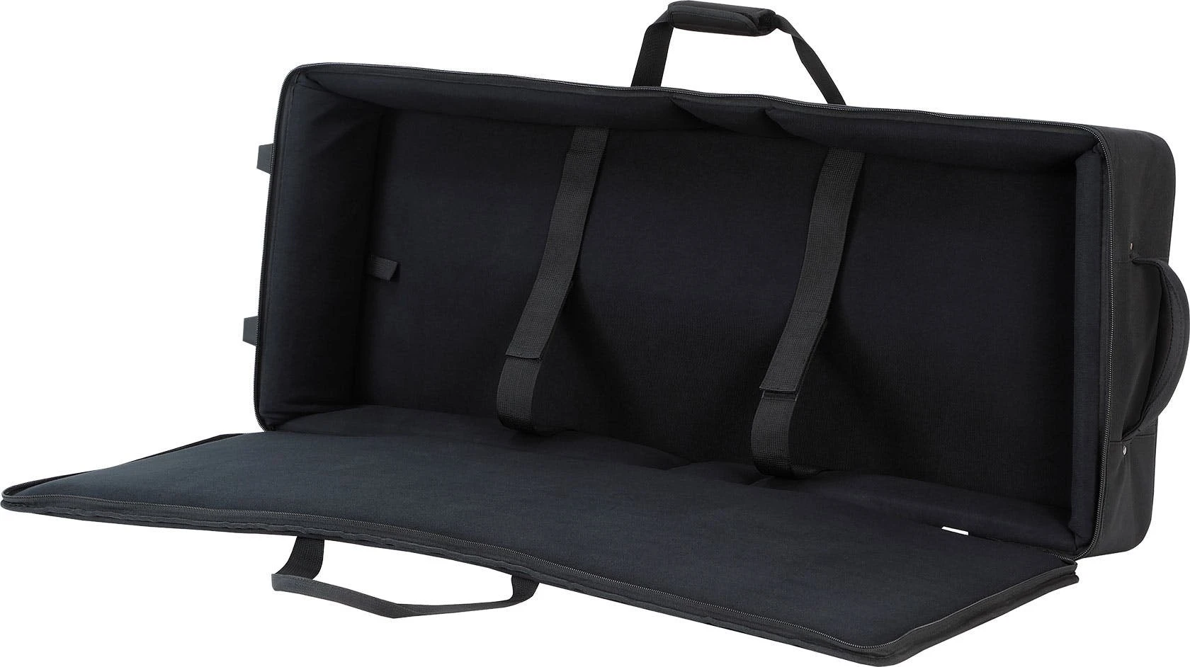 Roland Gold Series 61-KEY KEYBOARD SOFT CASE WITH WHEELS - 438129-sc-g61w3_open_gal.jpg