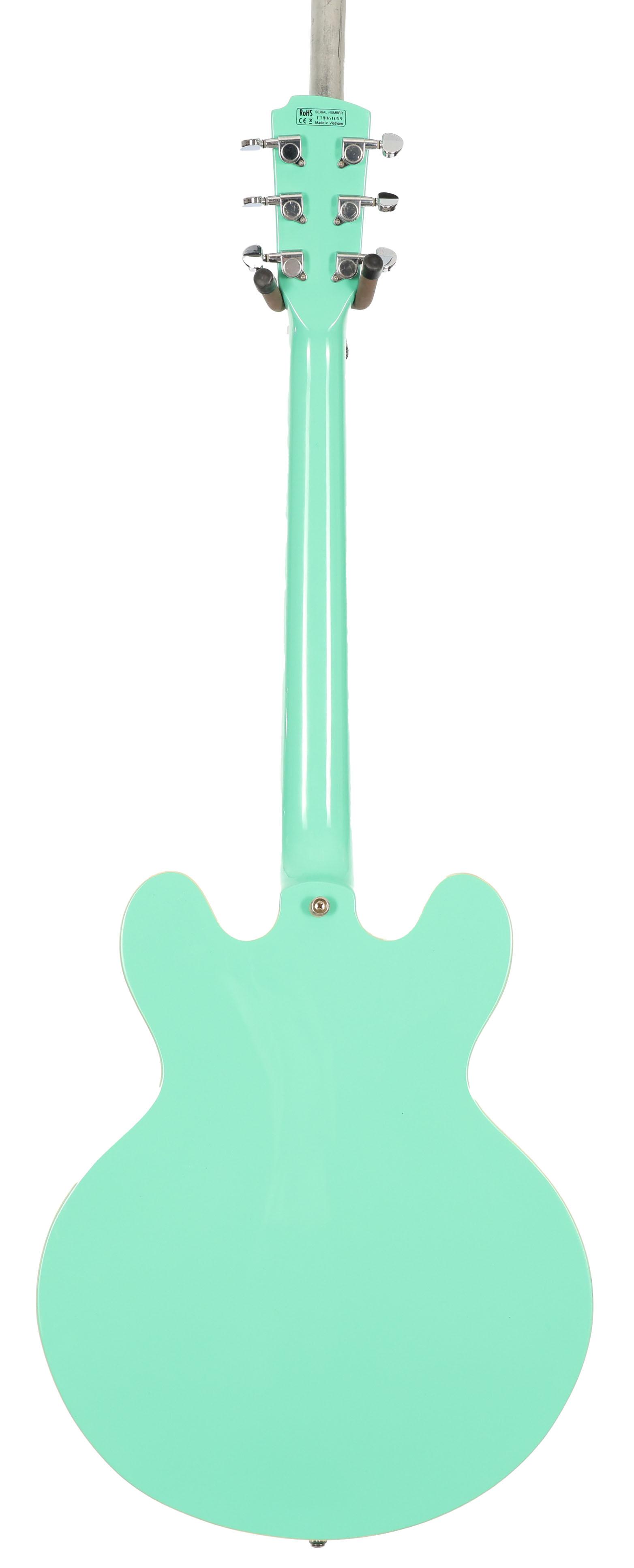 Second Hand Hartwood Revival Vibrato Semi Hollow Jade Green 941 - SH-141-5941 (4).jpg
