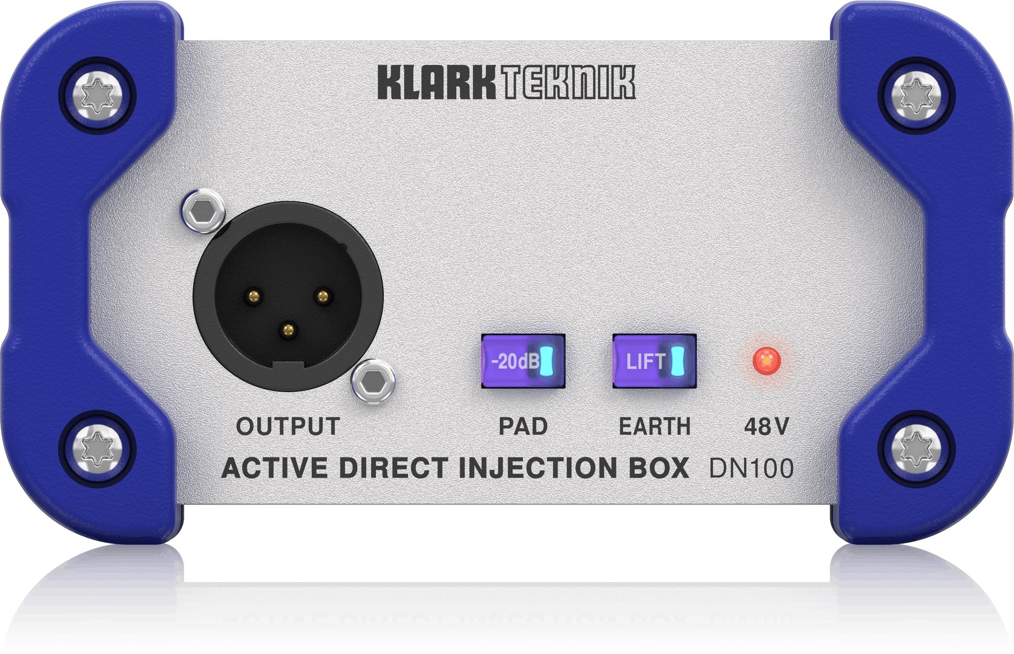KLARK TEKNIK active box (Direct Box) 動作品 Klark Teknik DN200 V2 Active DI – Switzerland