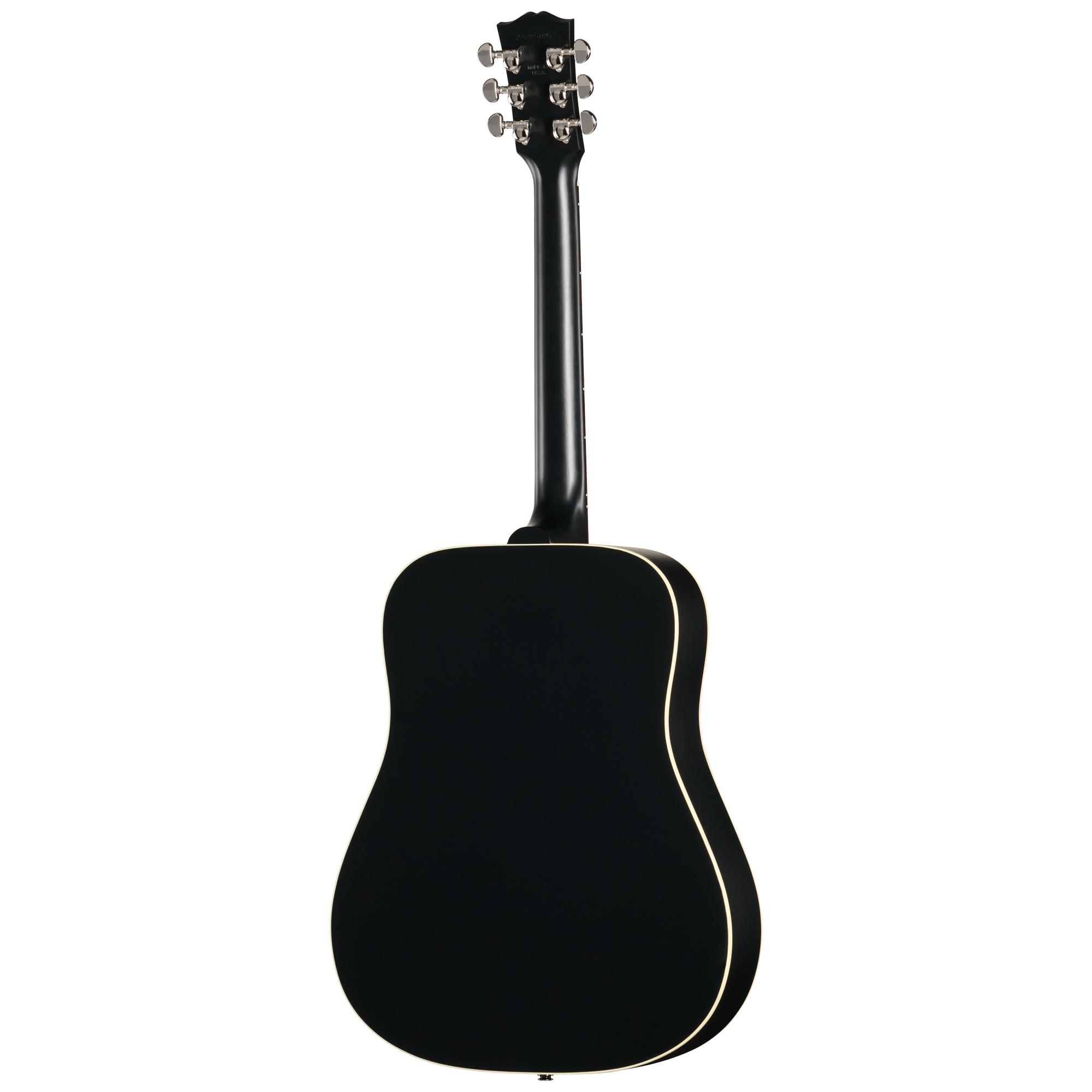 Gibson Hummingbird Special Electro Acoustic Guitar in Satin Ebony - MCSSHBSPCEB_4_Back.jpg