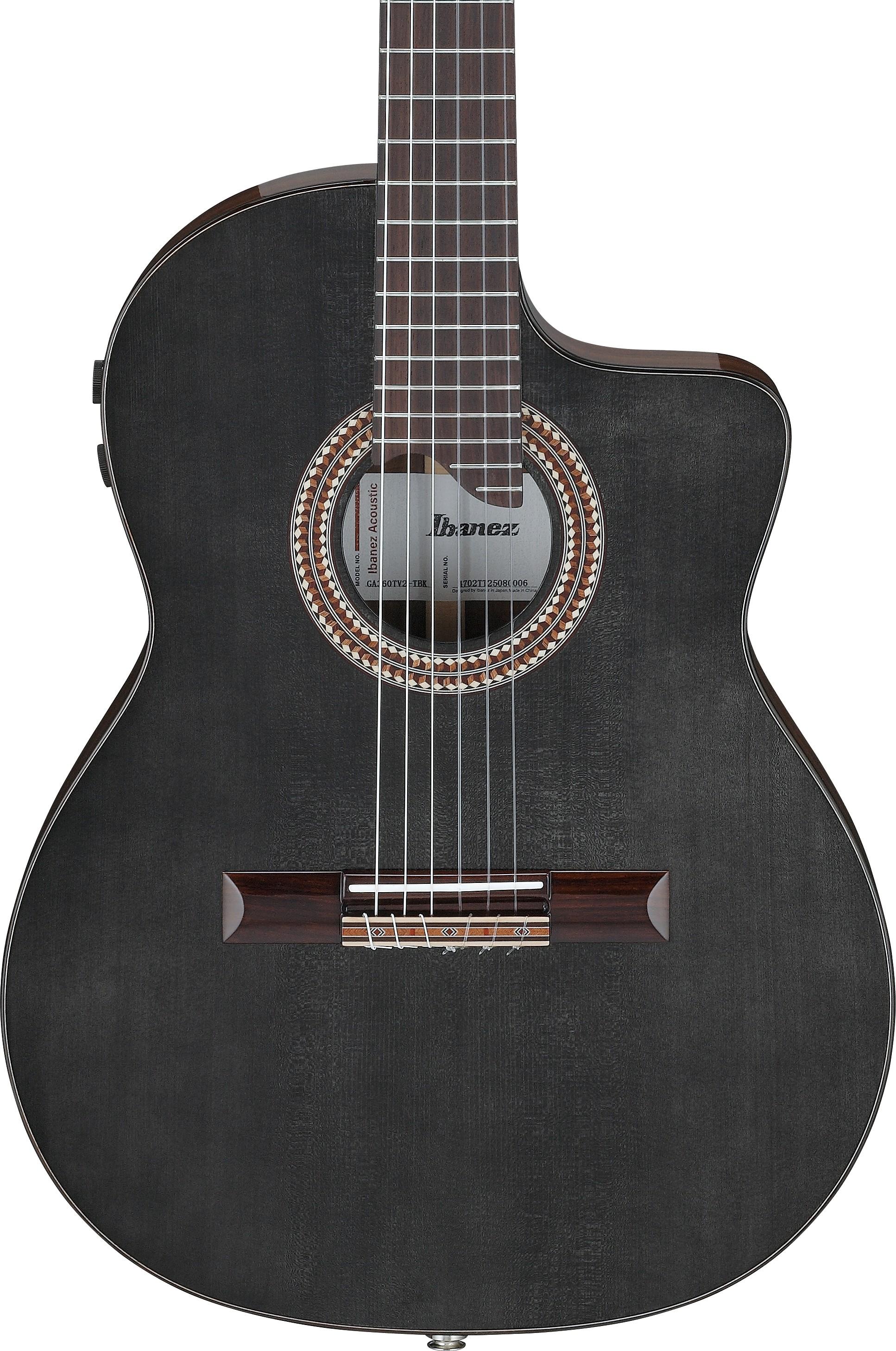 Ibanez GA360TCE-TBK GA Series Classical Electro Acoustic in Transparent Black - GA360TCE_TBK_47_01_F.jpg