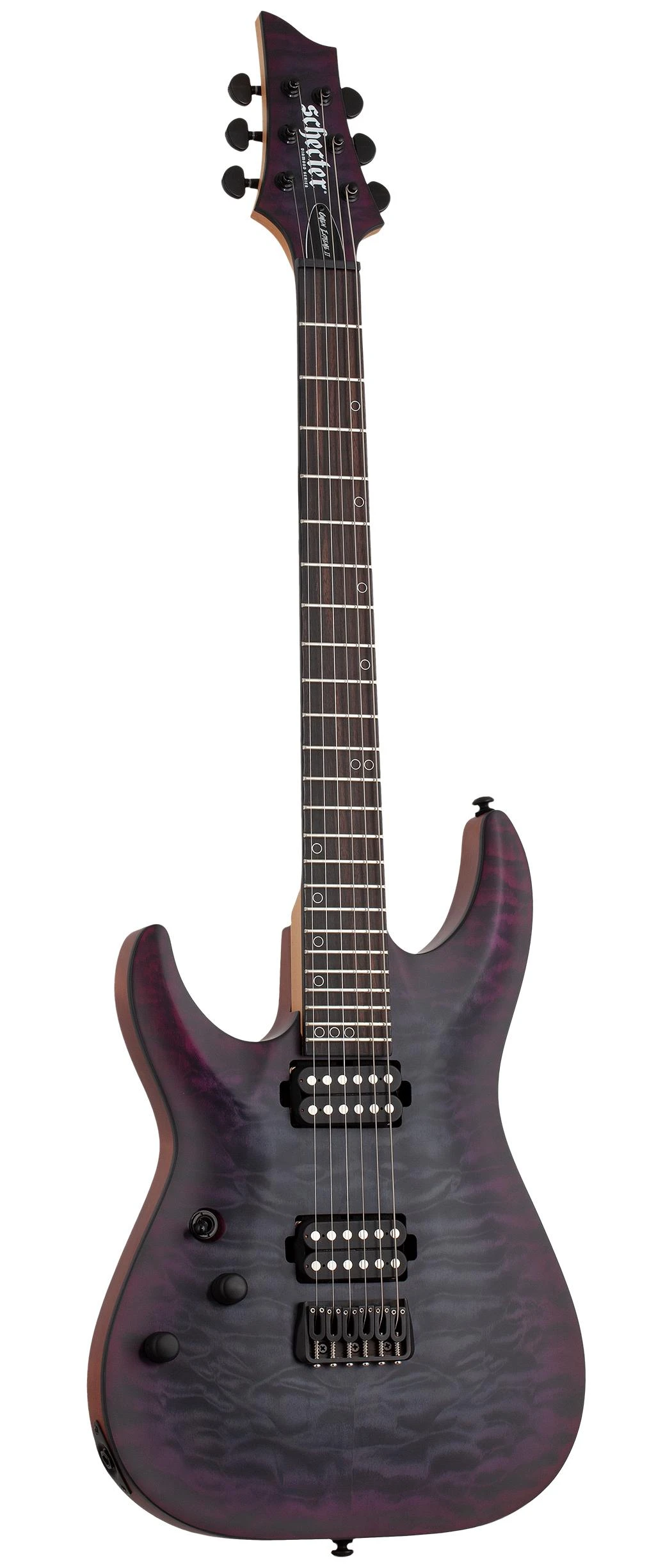 Schecter Omen Extreme-II Left Handed Electric Guitar in Nocturne Shadow  - SCH-GTR-1326-2.jpg