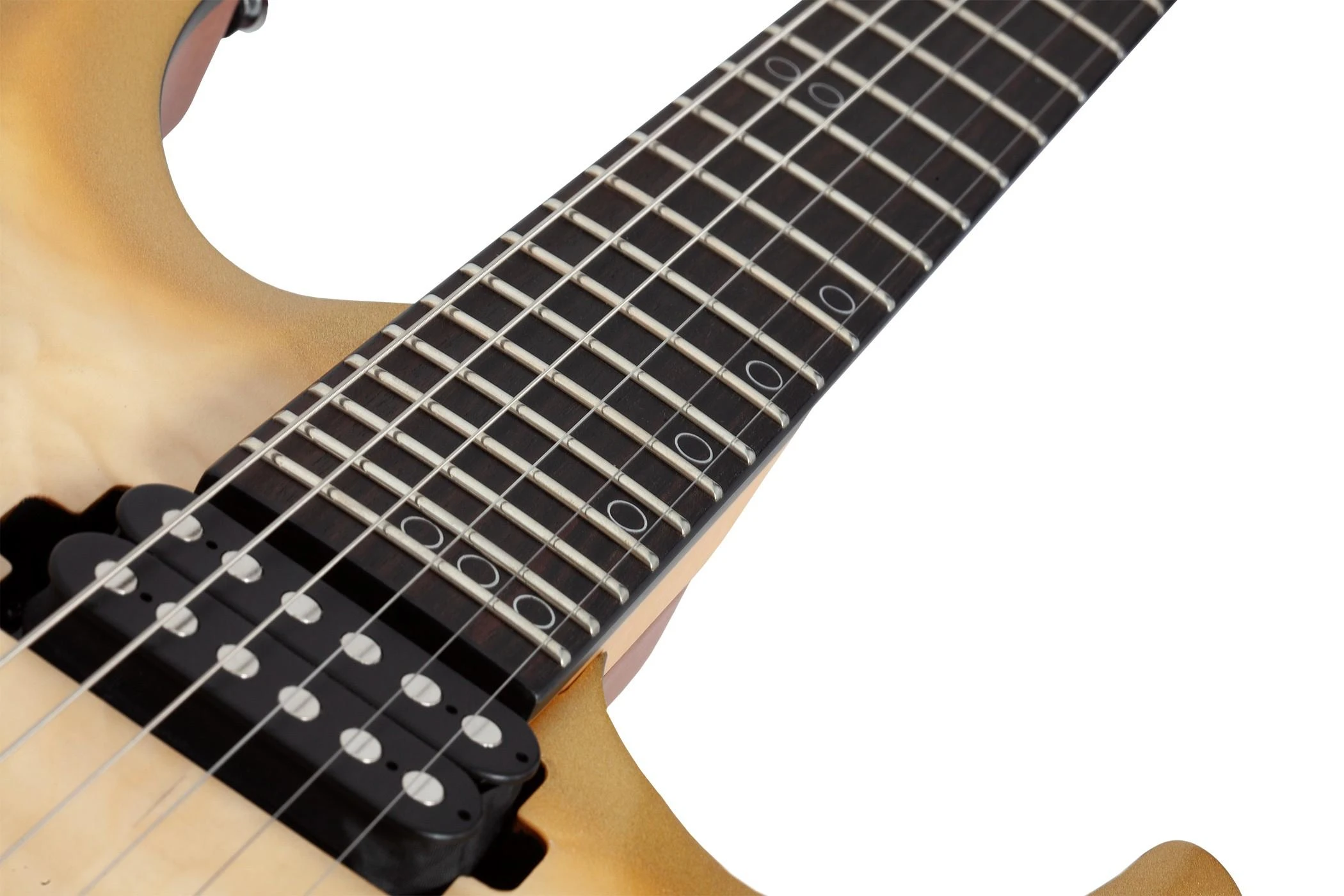 Schecter Omen Extreme-II Electric Guitar in Natural Gold Burst - SCH-GTR-1325-7.jpg