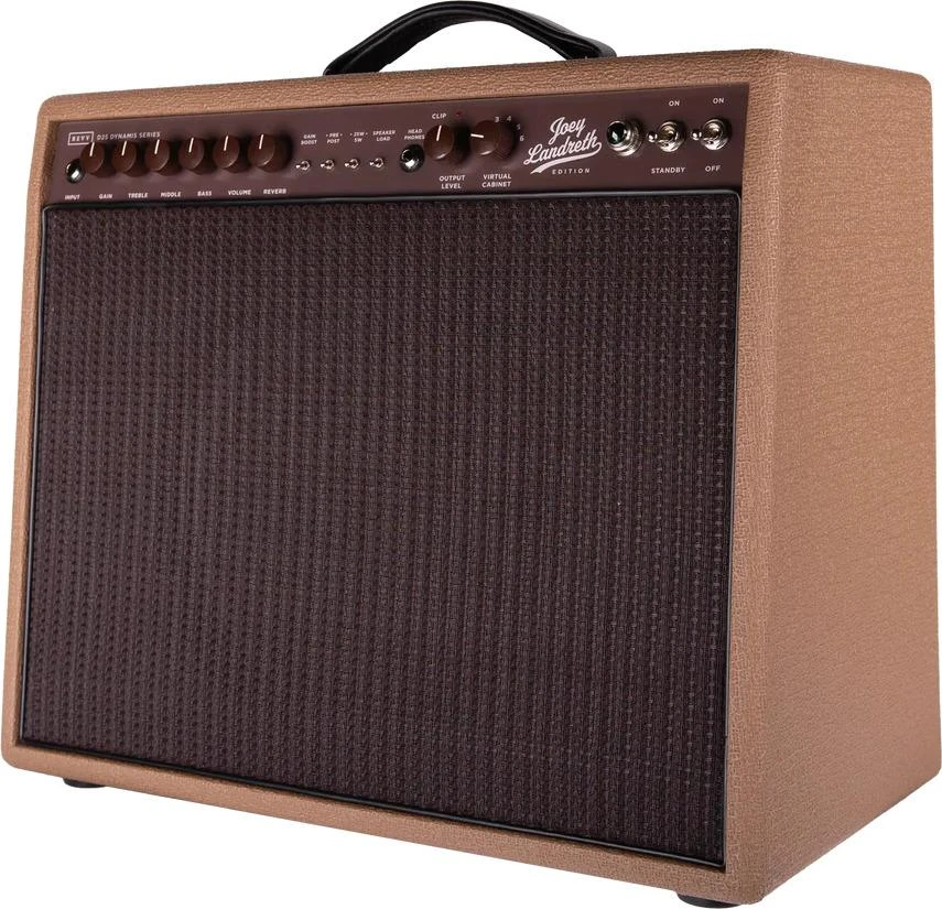 Revv Amplification Limited Edition D25 Joey Landreth Guitar Amp Combo in Brown Face Combo - REVV_-_D25JL_-_Brownface_Limited_-_Side.jpg