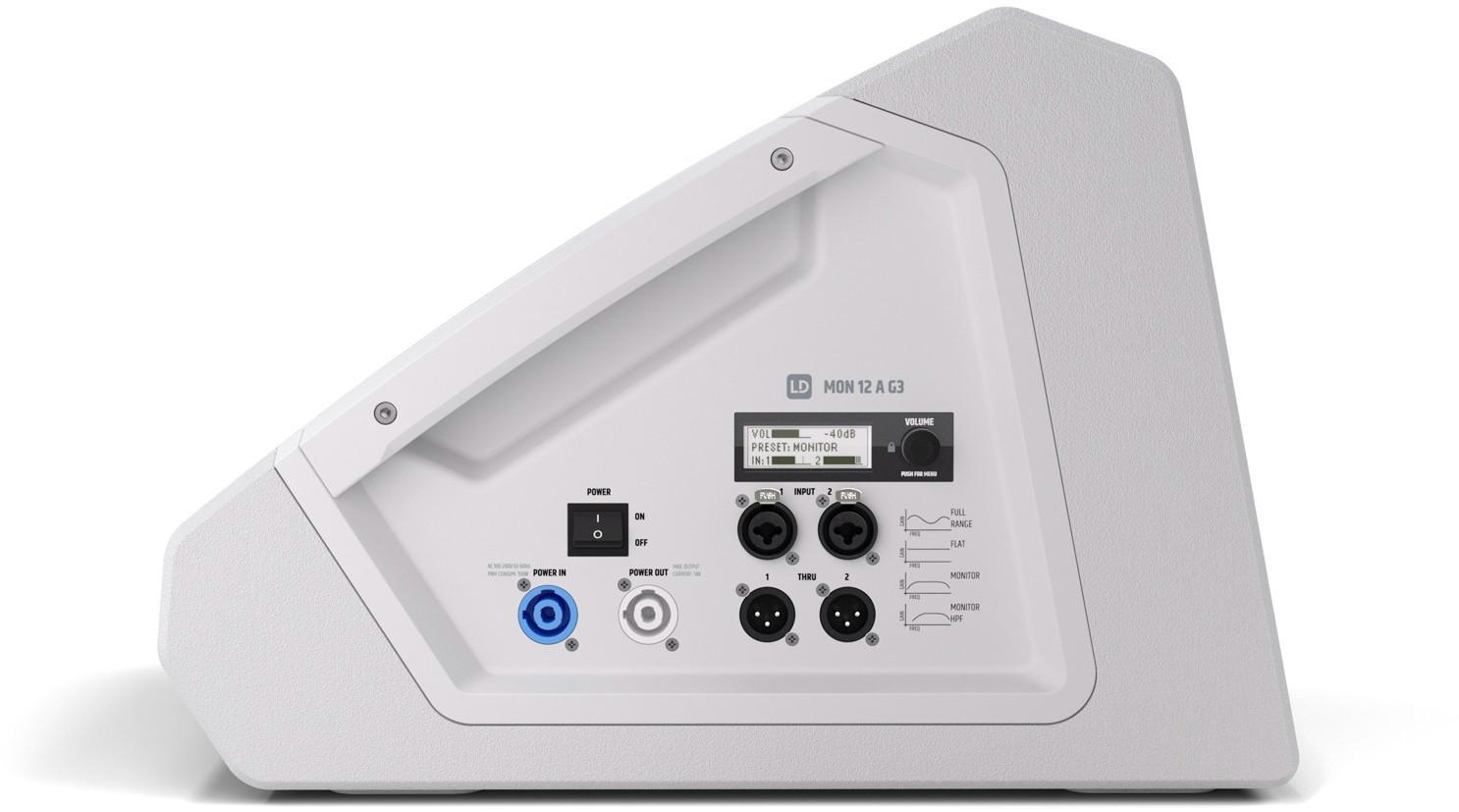 B Stock : LD Systems MON 12 A G3 W Powered Stage Monitor in White - 001 - LDMON12AG3W (4).jpg