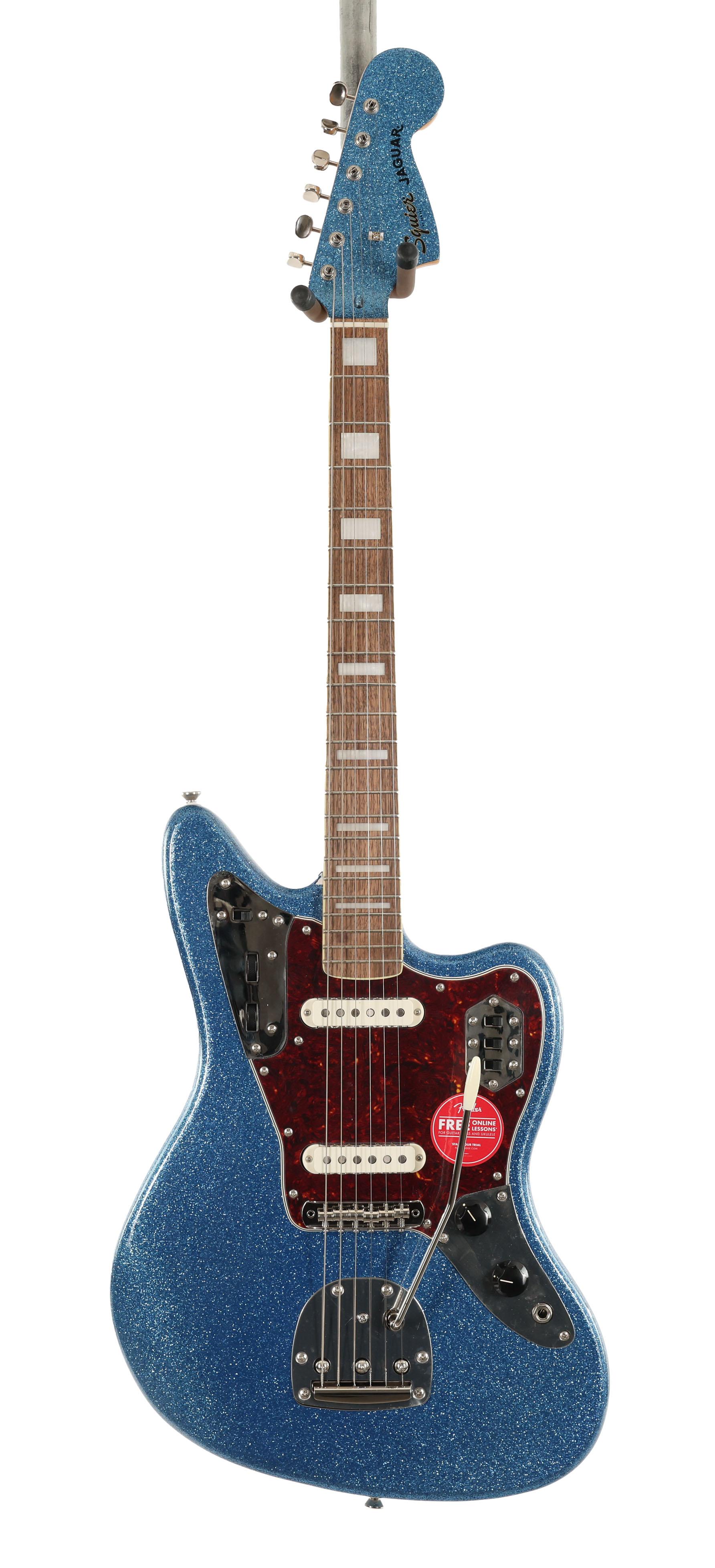 B Stock : Squier FSR Classic Vibe 70s Jaguar in Blue Sparkle With Matching Headstock - 005 - B-037409351-0005 (3).jpg