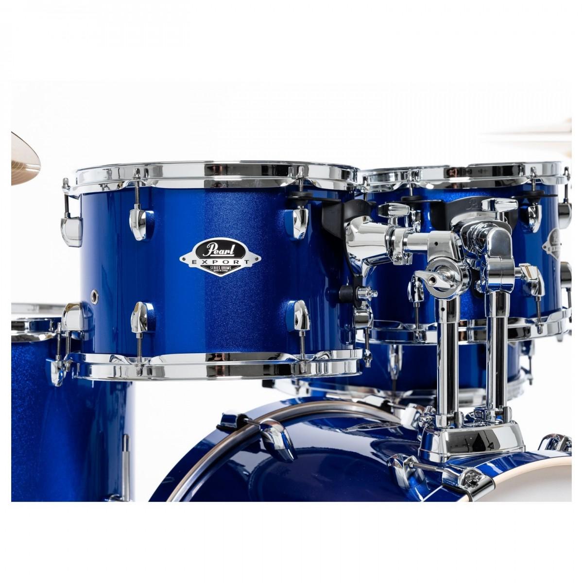 B Stock : Pearl Export 20" Acoustic Drum Kit in High Voltage Blue - No Tom Arms - EXX705NBRC717 6.jpg