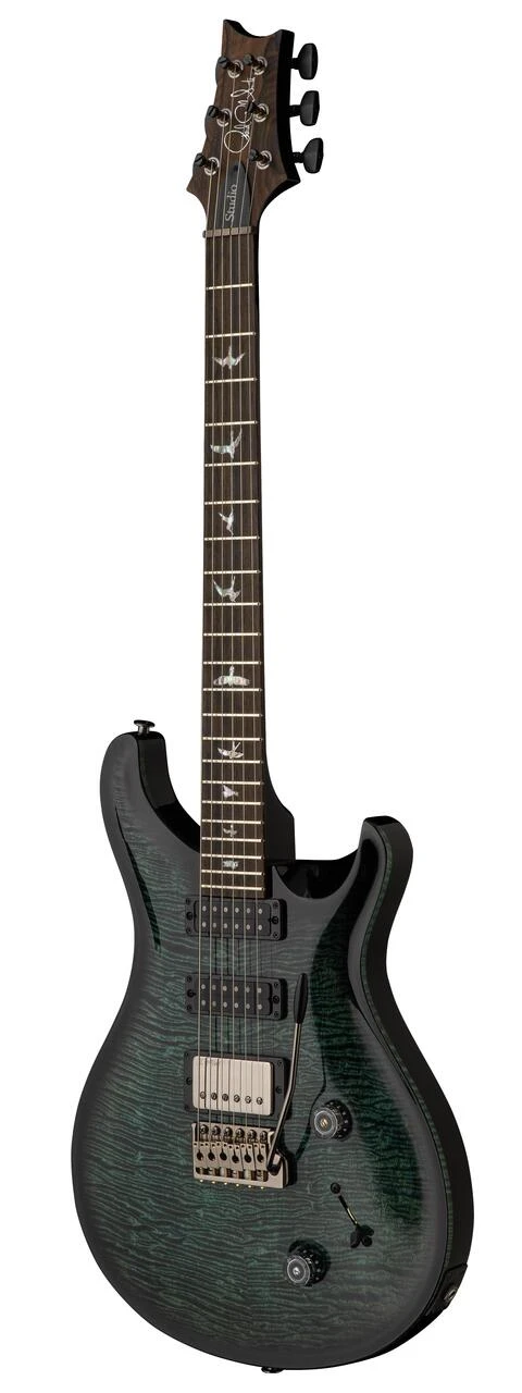 PRS Limited Edition Studio Mango Top Electric Guitar in Cobalt Smokeburst With Stained Binding - Studio Cobalt Smokeburst_3quarters.jpg