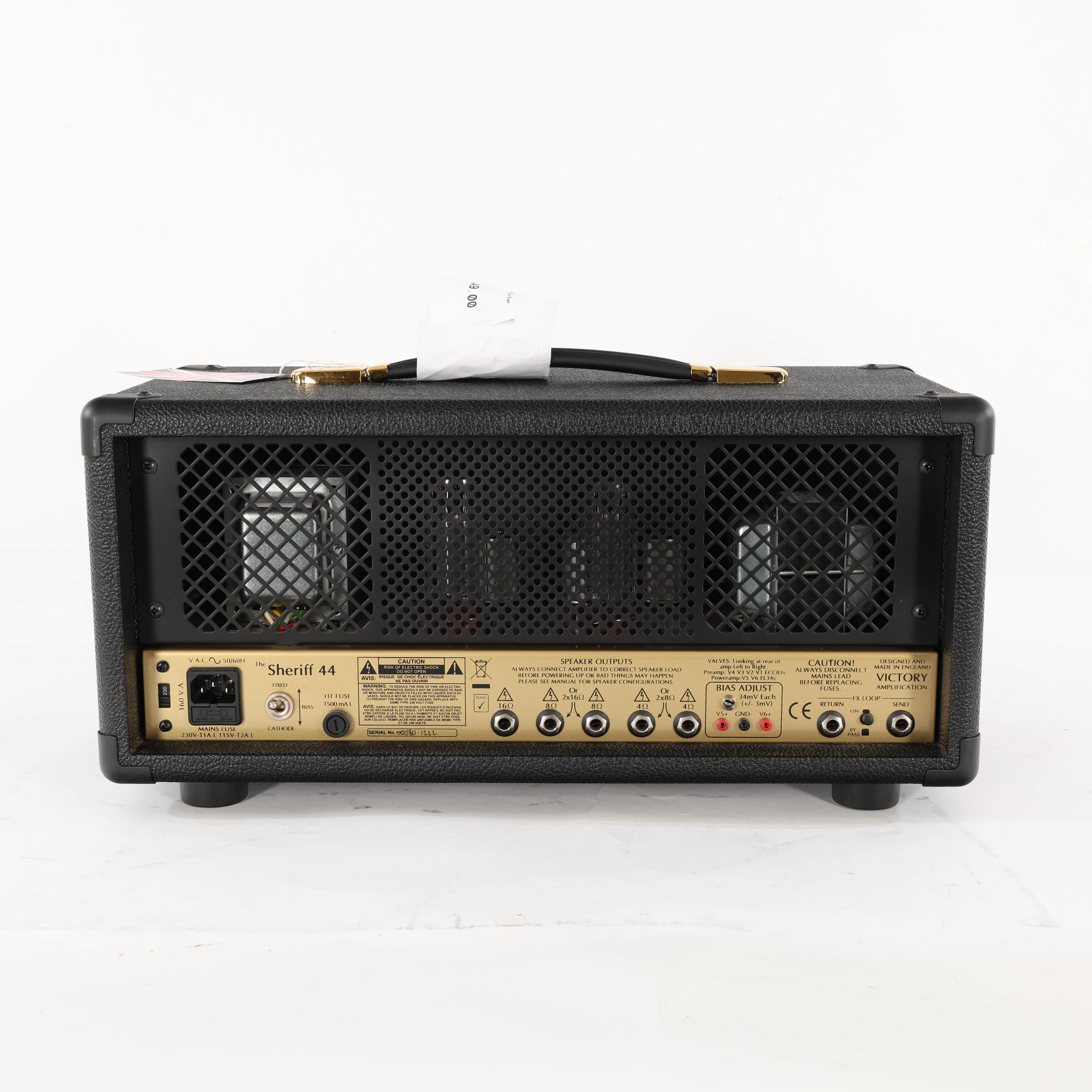 Second Hand Victory Sheriff 44 Guitar Amplifier Head 261 - SH-241-6261 (5).jpg