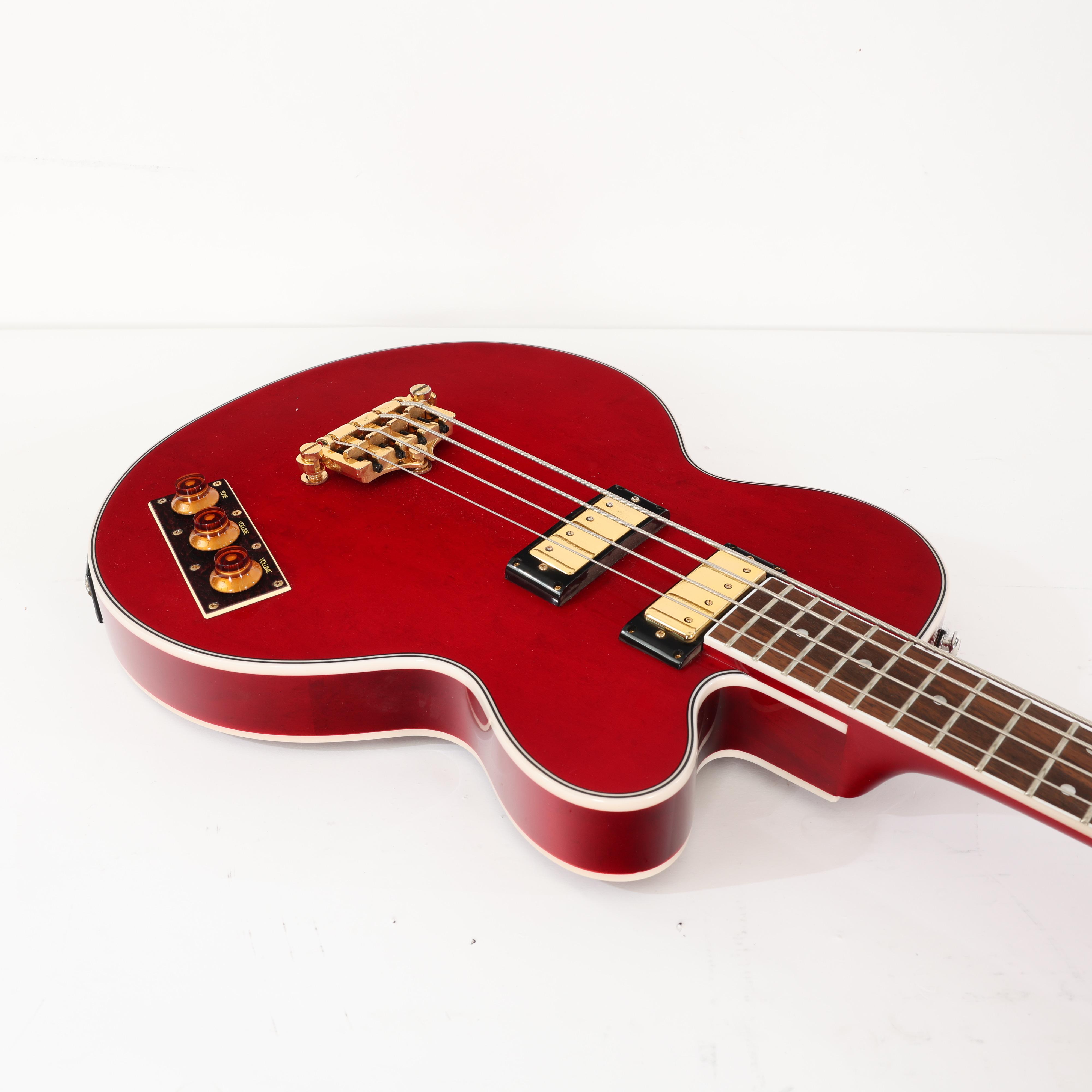 Second Hand Epiphone Allen Woody Rumblekat Bass in Wine Red. 032 - SH-227-1032 (8).jpg