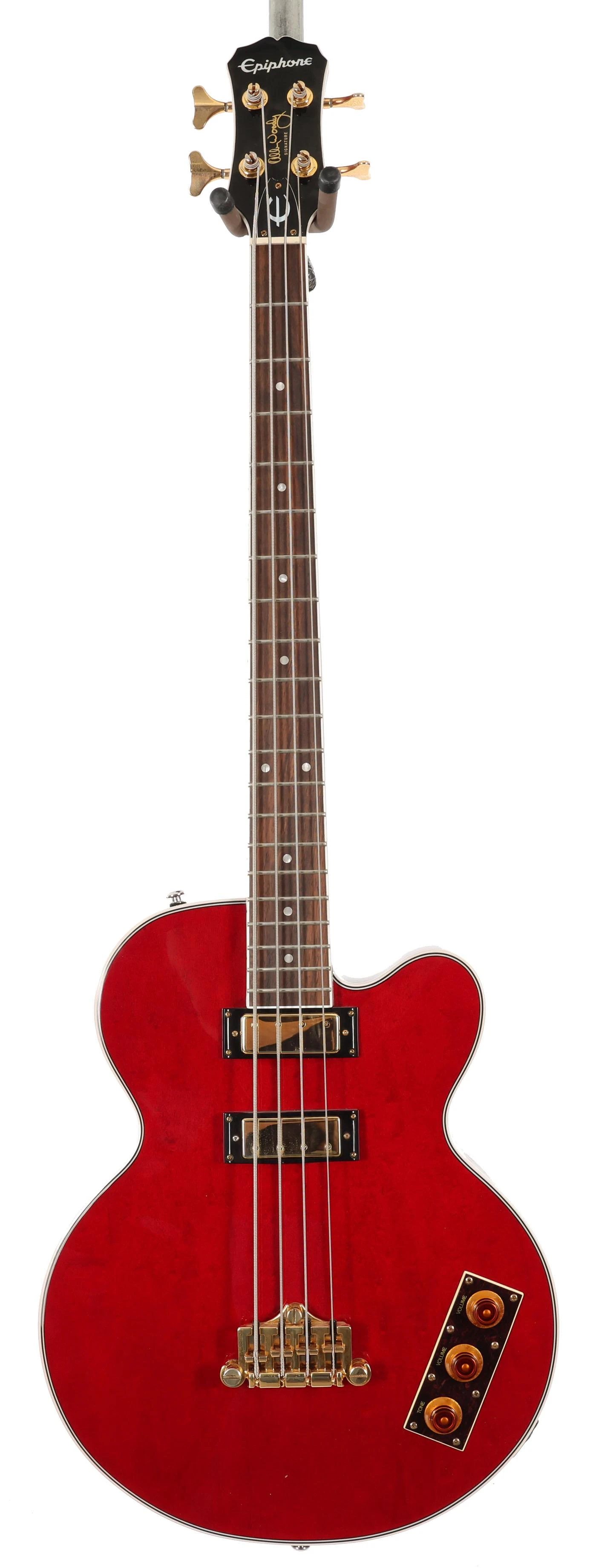 Second Hand Epiphone Allen Woody Rumblekat Bass in Wine Red. 032 - SH-227-1032 (3).jpg