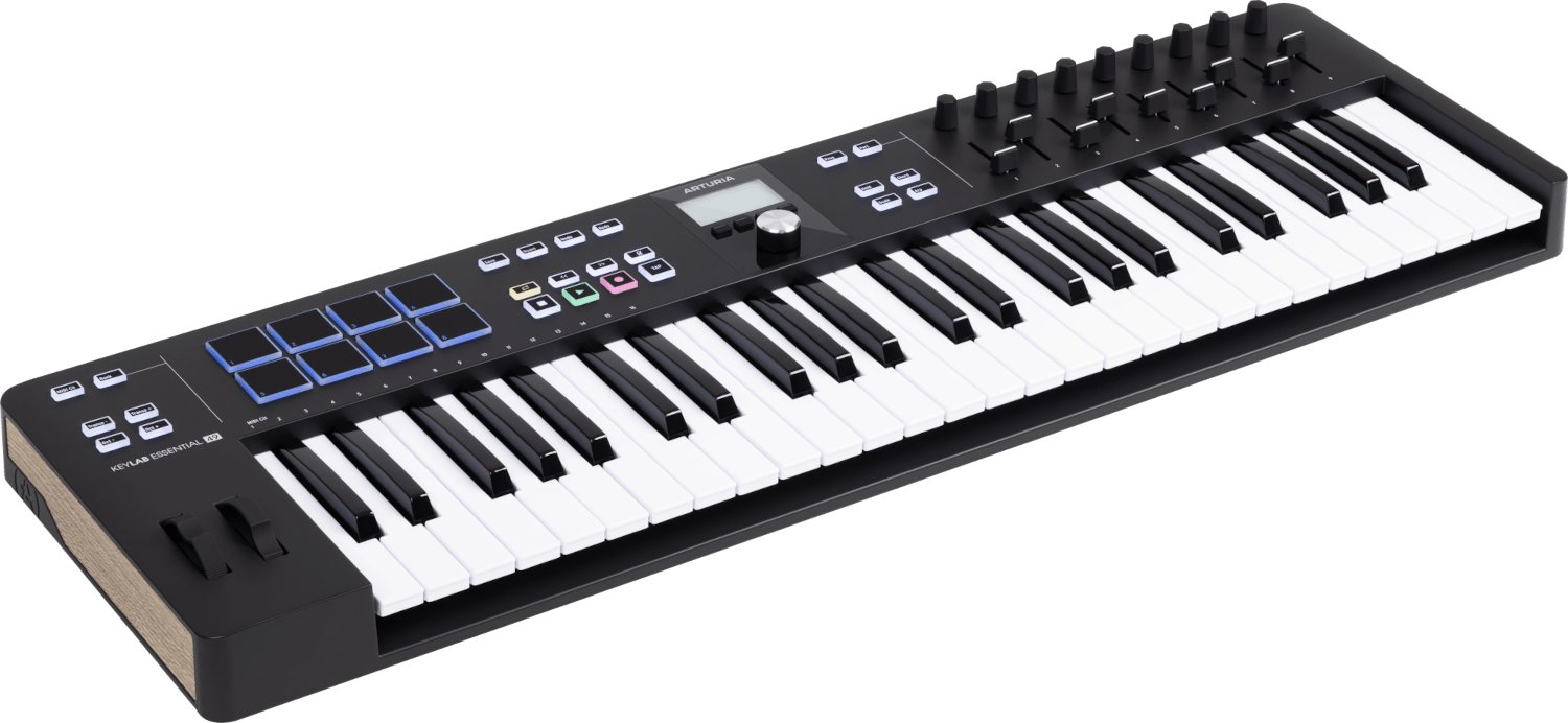 Arturia Keylab Essential 3 49-note in Black - 231522-KLE49-Black-Side.jpg