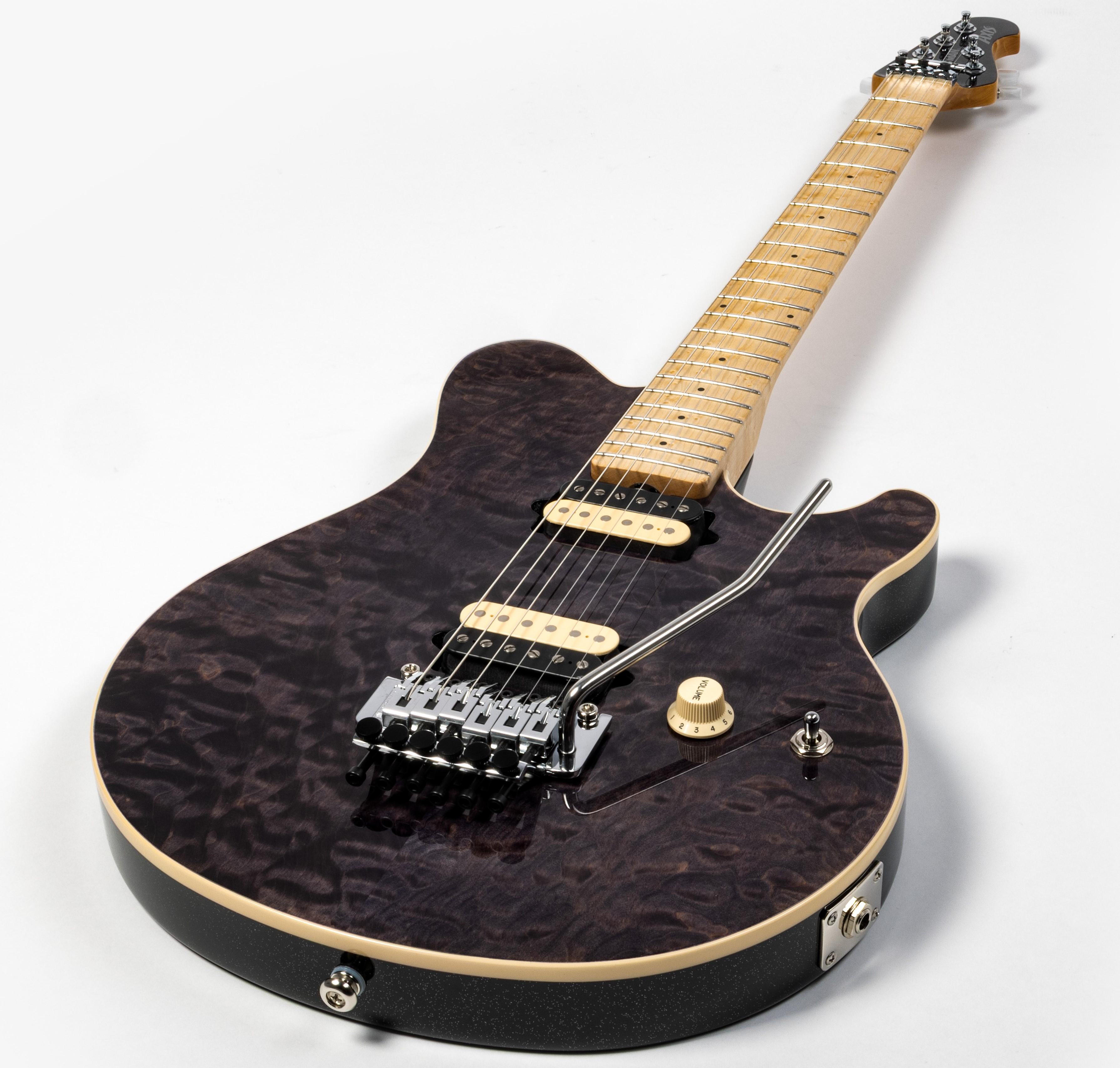 Music Man 30th Anniversary Axis in Translucent Black Quilt