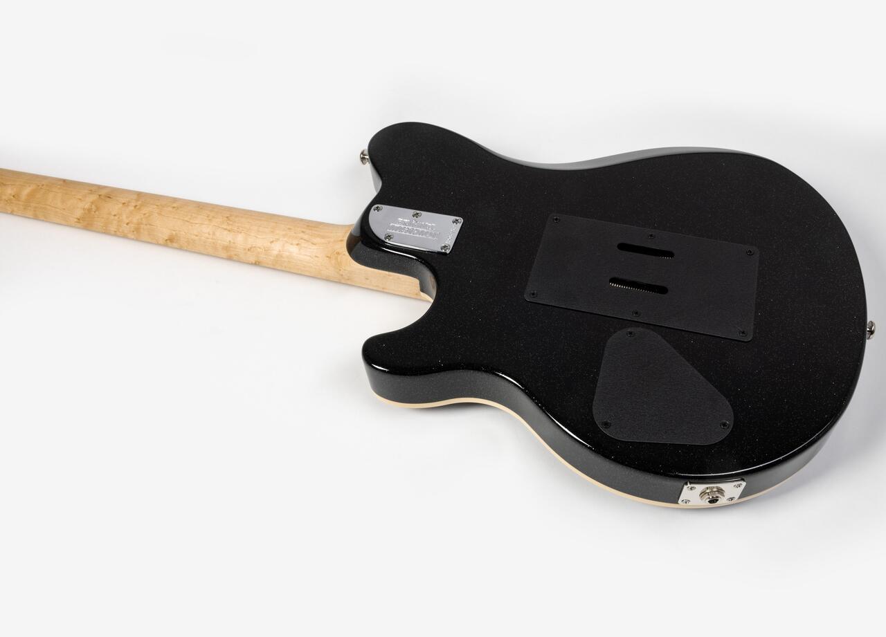 Music Man 30th Anniversary Axis in Translucent Black Quilt