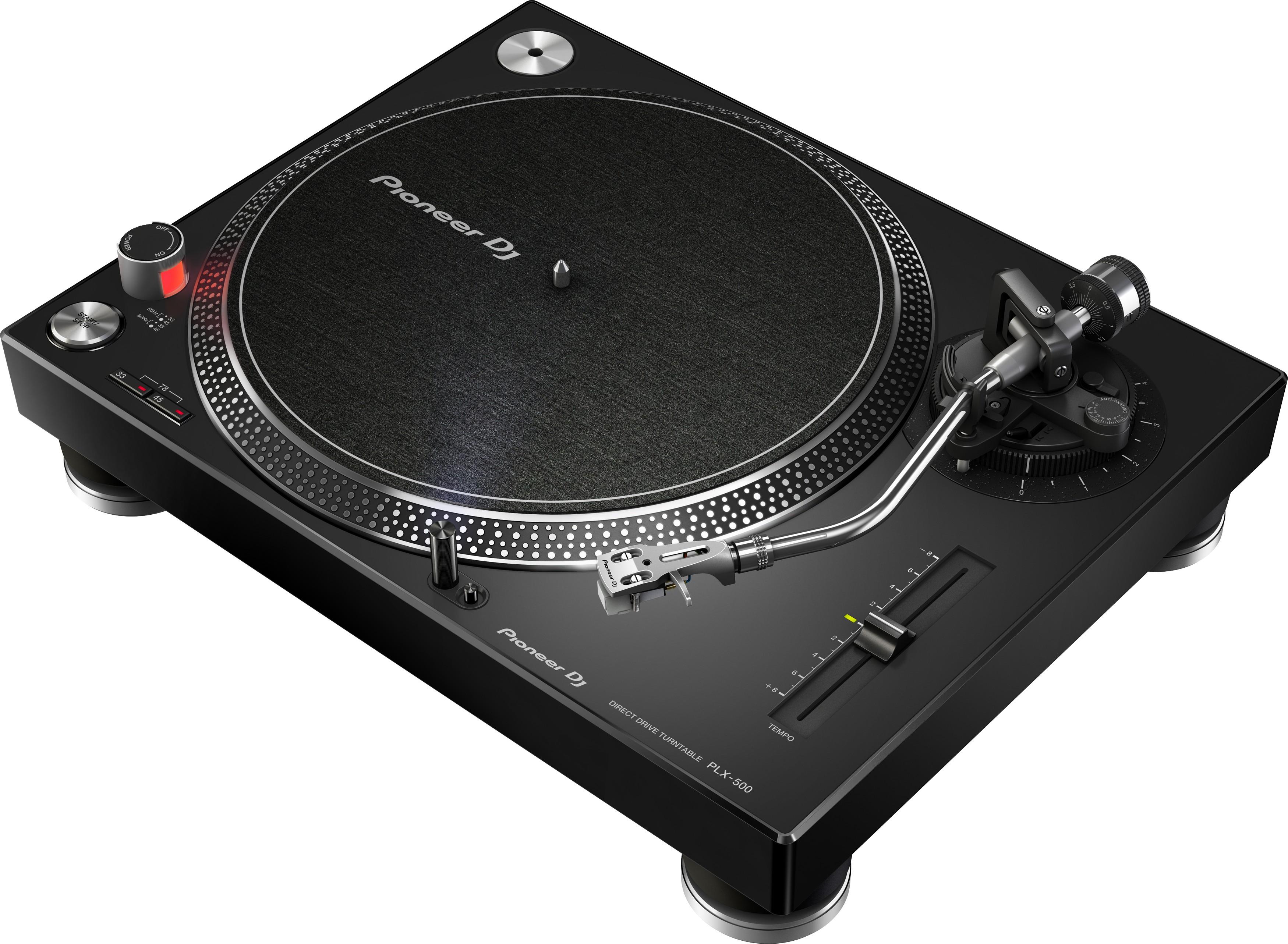 Pioneer DJ PLX-500 BLACK PRO DJ Hi Torq S-Tonearm Direct Drive Turntable DJ Deck - PLX-500-K (3).jpg