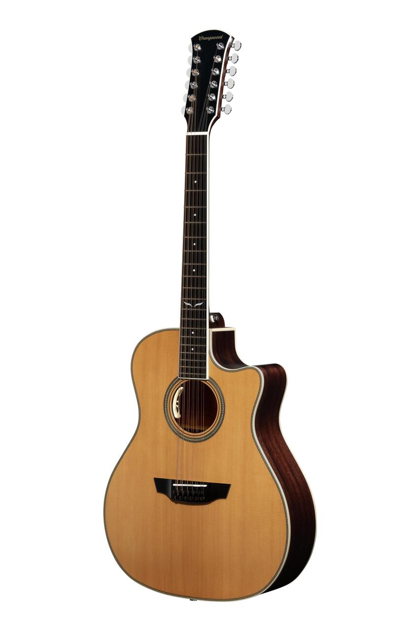 Orangewood Sage Live 12-String Grand Auditorium Cutaway Electro Acoustic Guitar in Natural Satin - OW-SAGE-12-TS-L-4.jpg