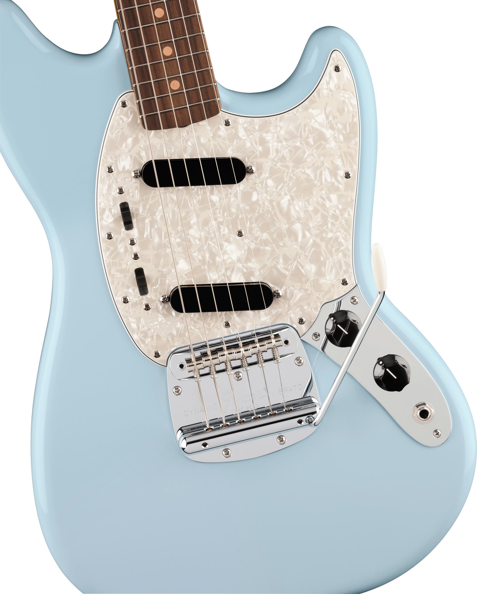 Fender Vintera III Mid '60s Mustang Electric Guitar in Sonic Blue