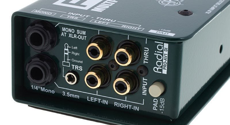 Radial PRO-AV1 Passive DI Box for Multimedia/Audio-Visual Systems - 147685-tmp245D.jpg