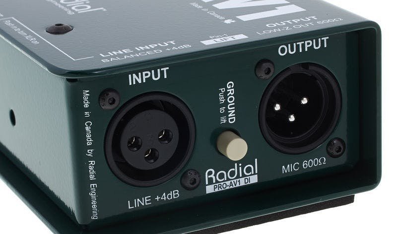 Radial PRO-AV1 Passive DI Box for Multimedia/Audio-Visual Systems - 147686-tmp4AB2.jpg