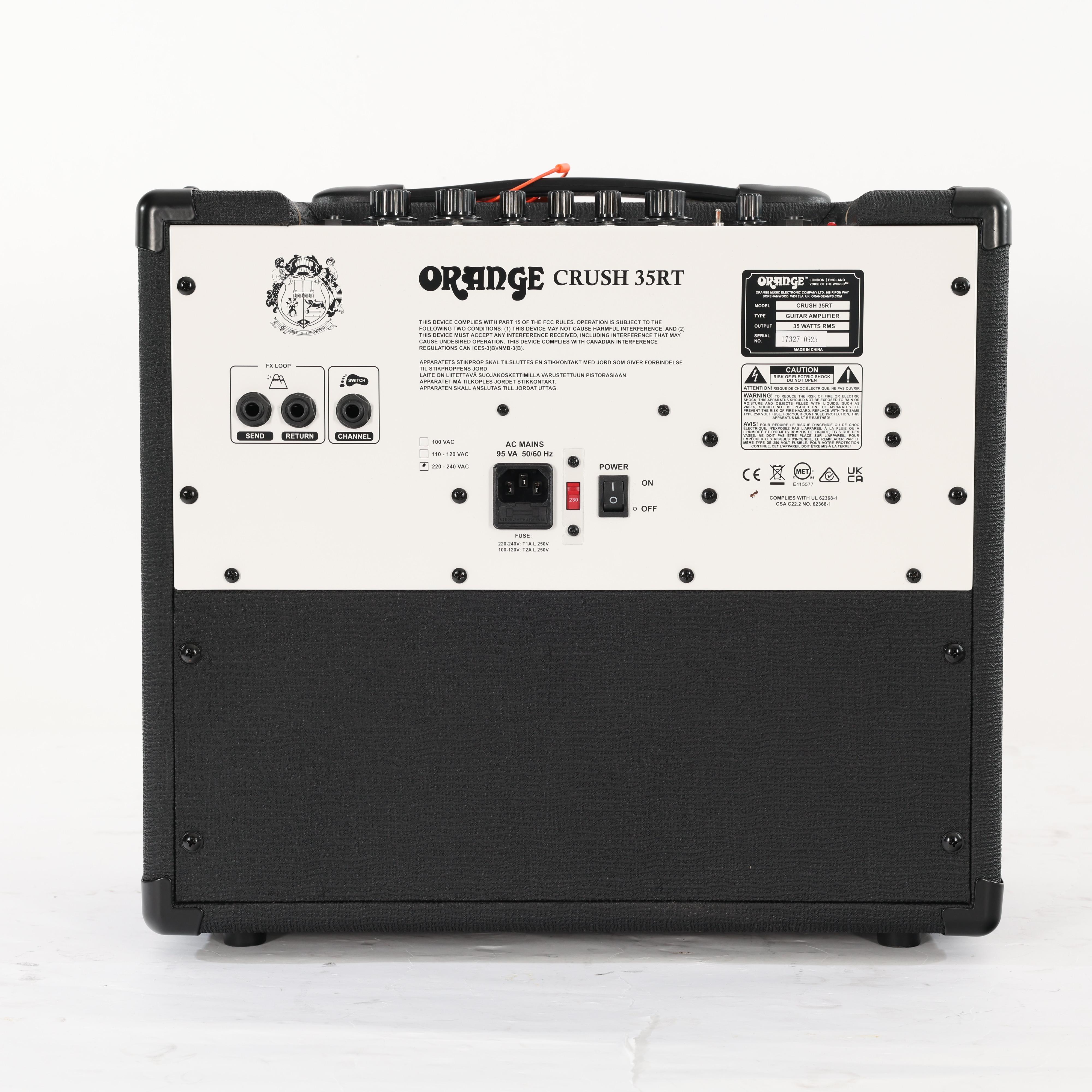 B Stock : Orange Crush 35RT Guitar Amplifier Combo in Black - 038 - B-OS-CRUSH--0038 (6).jpg