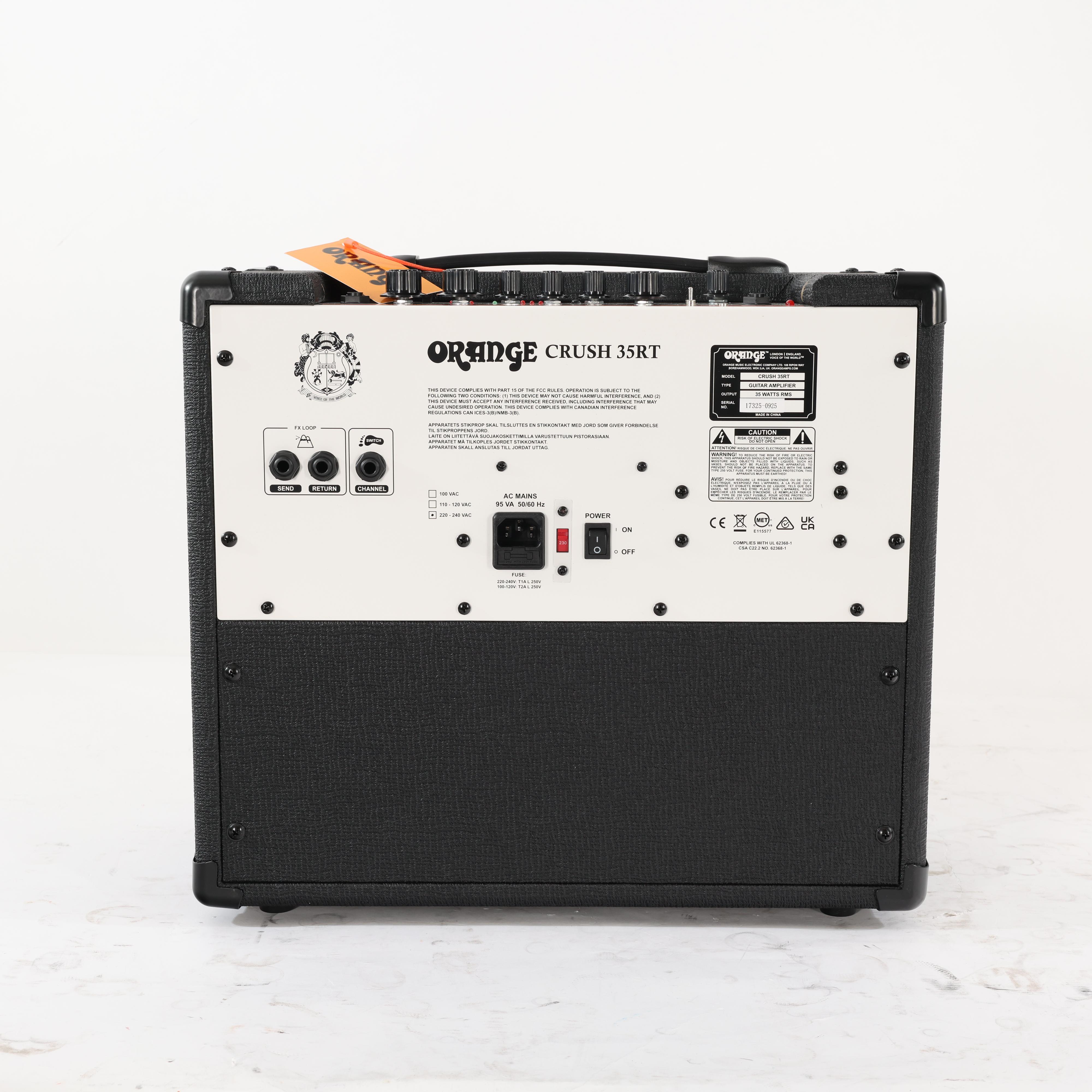 B Stock : Orange Crush 35RT Guitar Amplifier Combo in Black - 037 - B-OS-CRUSH--0037 (7).jpg