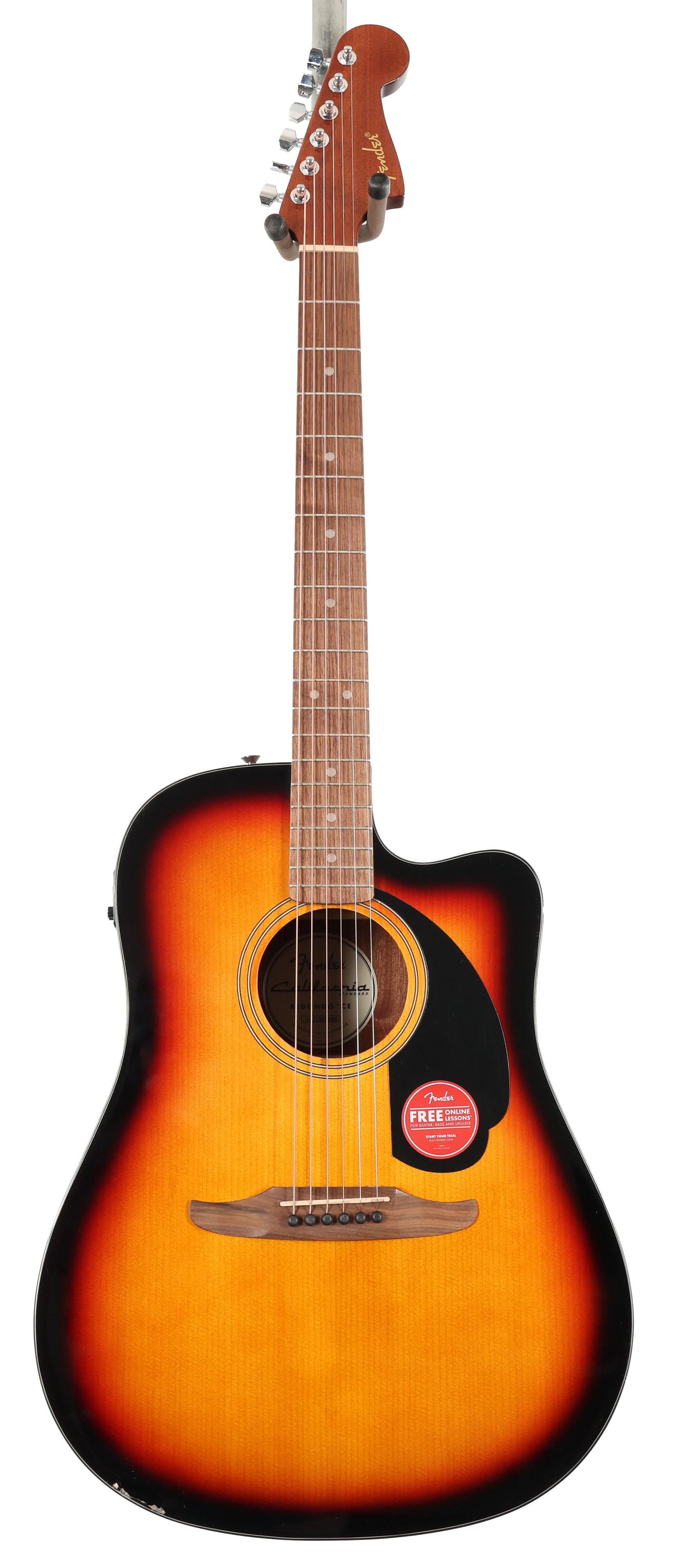 B Stock : Fender California Standard Redondo CE Dreadnought Electro Acoustic in 3-Colour Sunburst - 001 - B-097422050-0001 (3).jpg