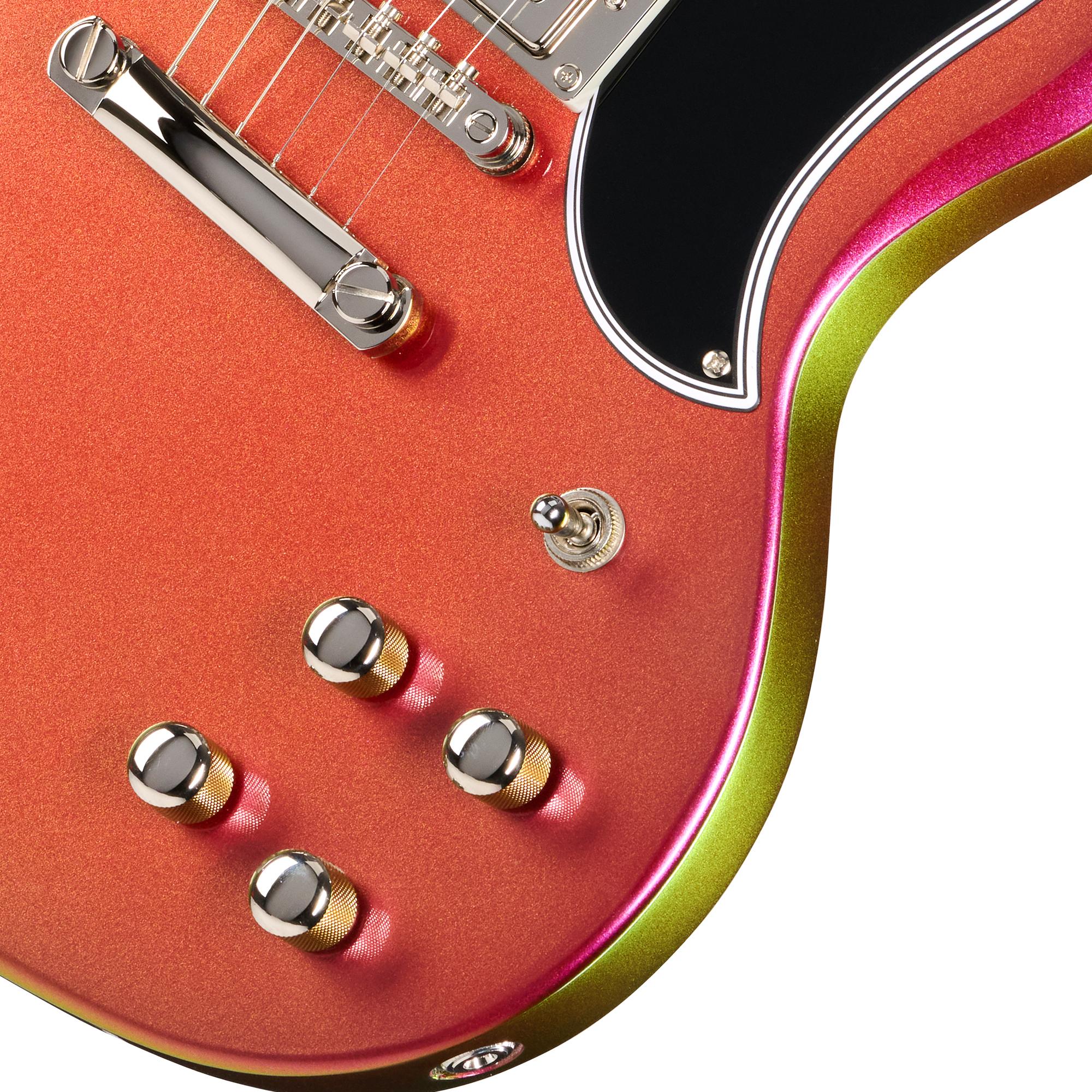 Epiphone Futura SG Custom Electric Guitar in Nitro Shift - EIFSGCNTSNH-Controls.jpg