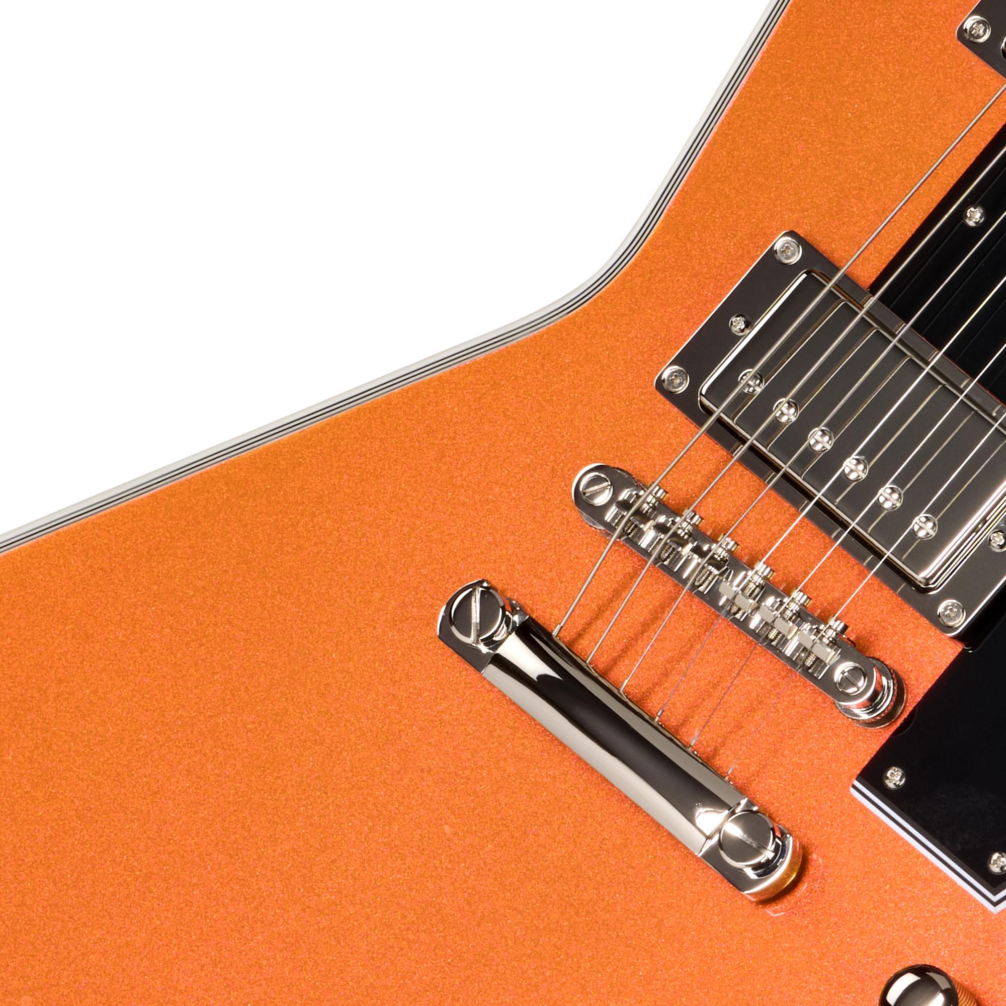 Epiphone Futura Explorer Custom Electric Guitar in Firestorm Shift - EIFEXCFSSNH-Bridge.jpg
