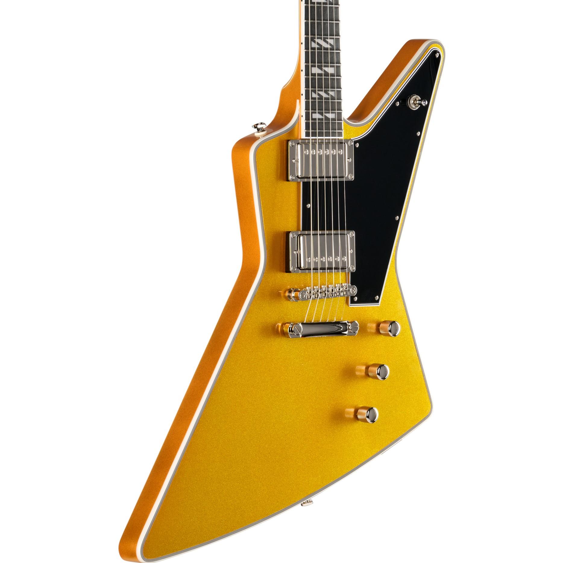 Epiphone Futura Explorer Custom Electric Guitar in Firestorm Shift - EIFEXCFSSNH-Left-Angle.jpg