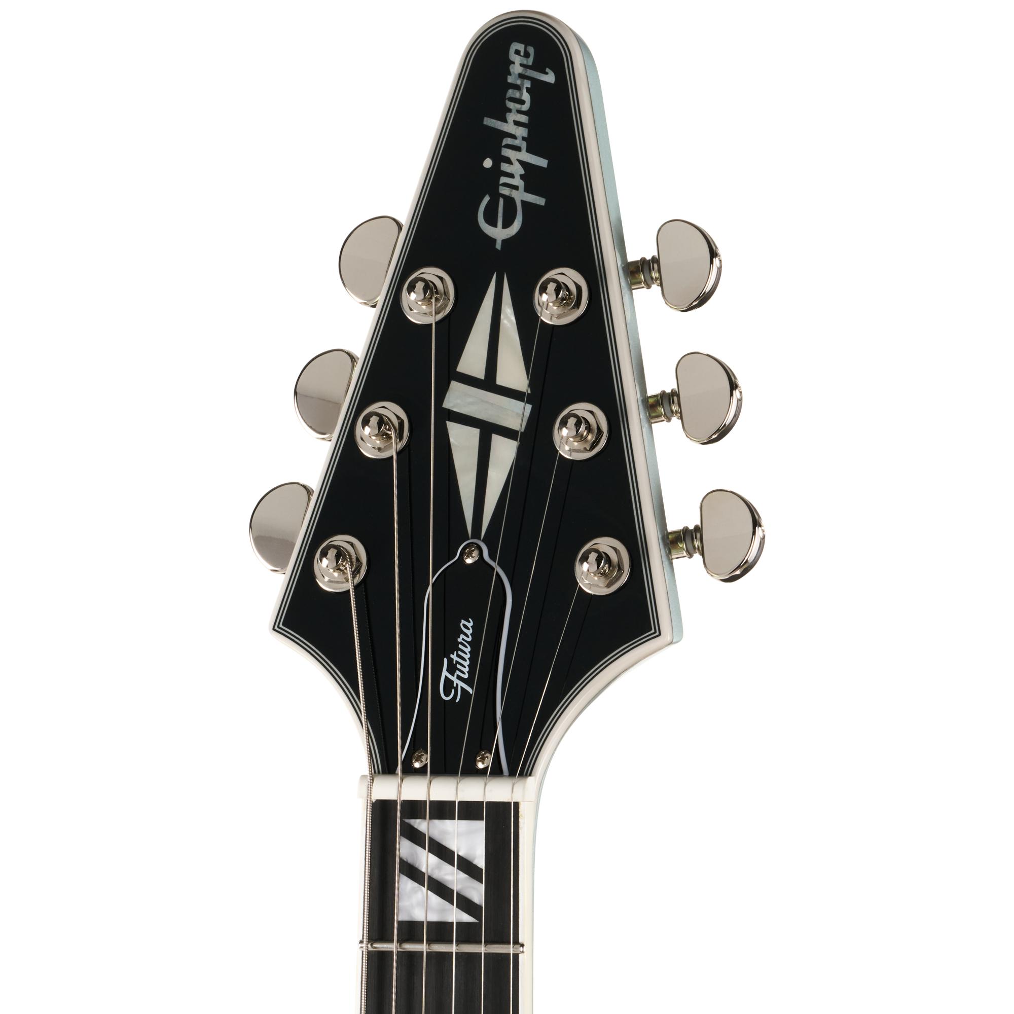 Epiphone Futura Flying V Custom Electric Guitar in Quicksilver