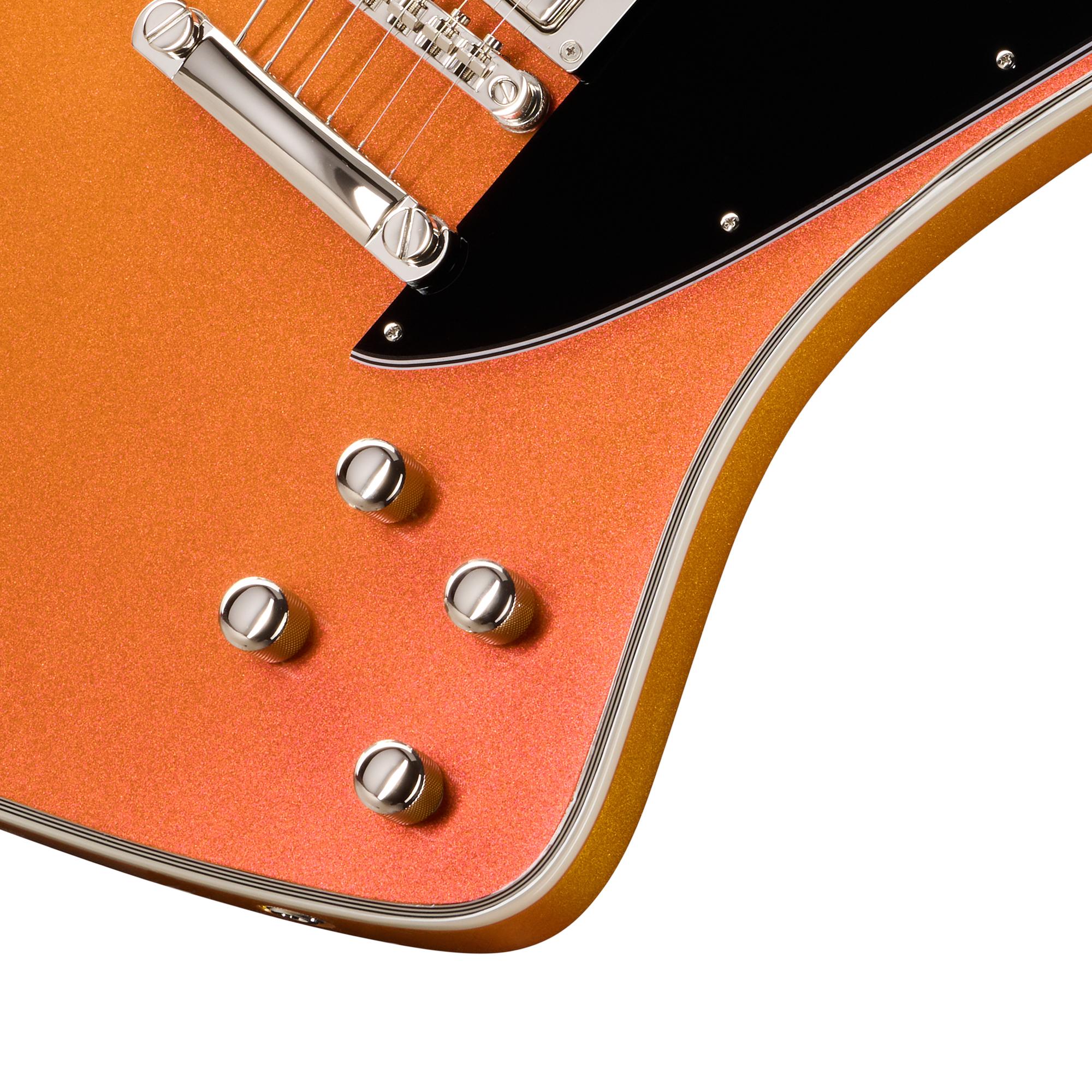 Epiphone Futura Firebird Custom Electric Guitar in Firestorm Shift - EIFFBCFSSNH-Controls.jpg