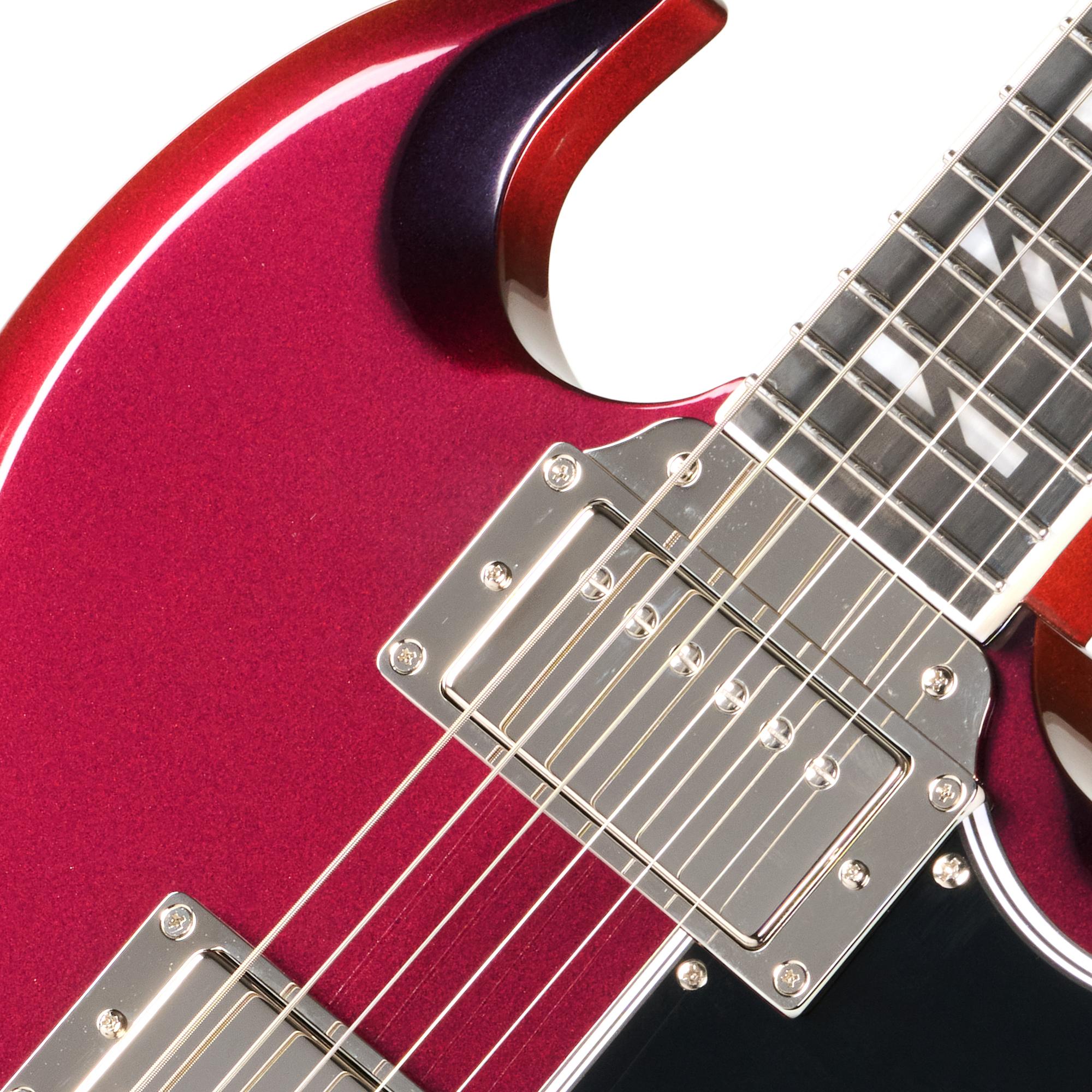 Epiphone Futura SG Custom Electric Guitar in Midnight Ember Shift - EIFSGCMESNH-Pickups.jpg