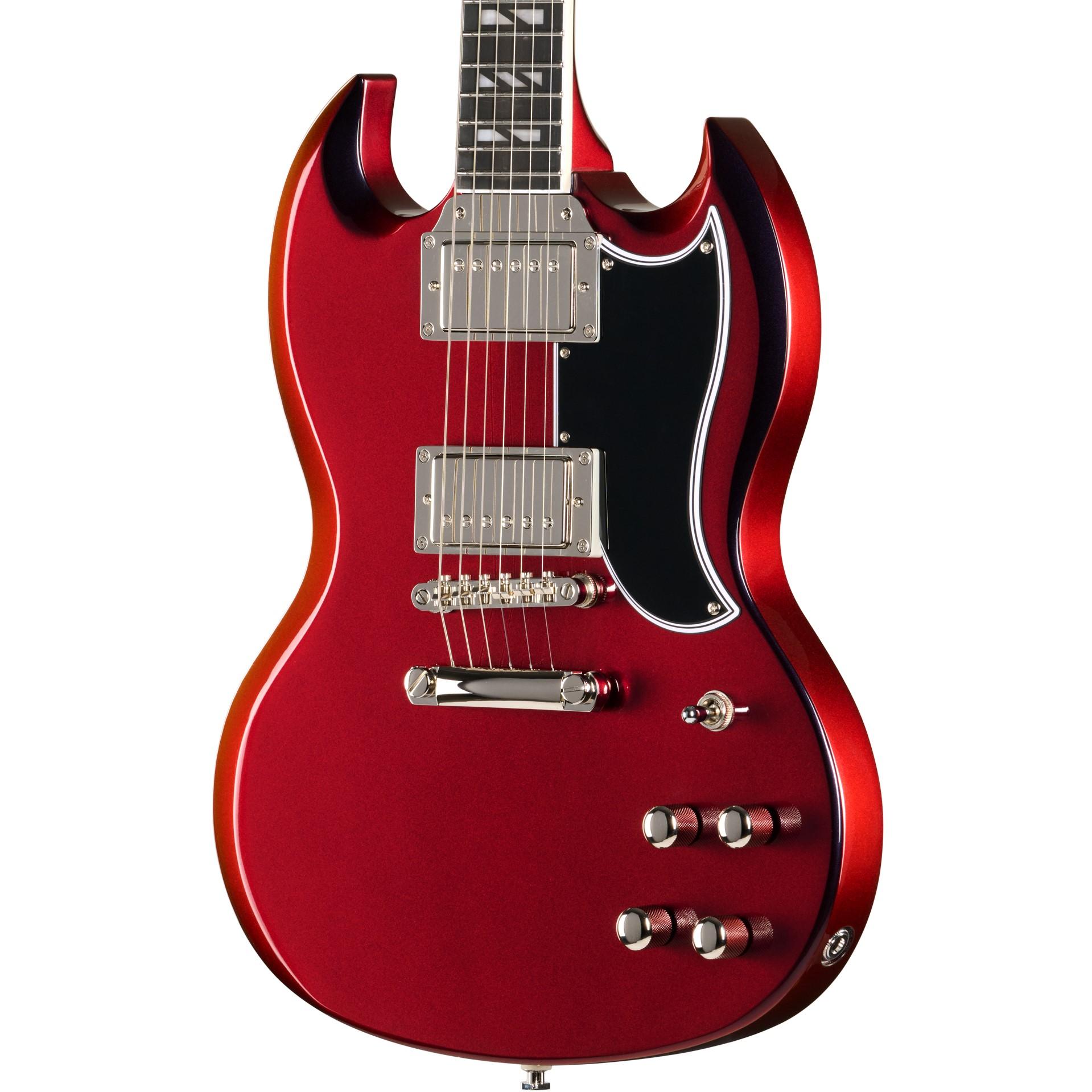 Epiphone Futura SG Custom Electric Guitar in Midnight Ember Shift - EIFSGCMESNH-Right-Angle.jpg