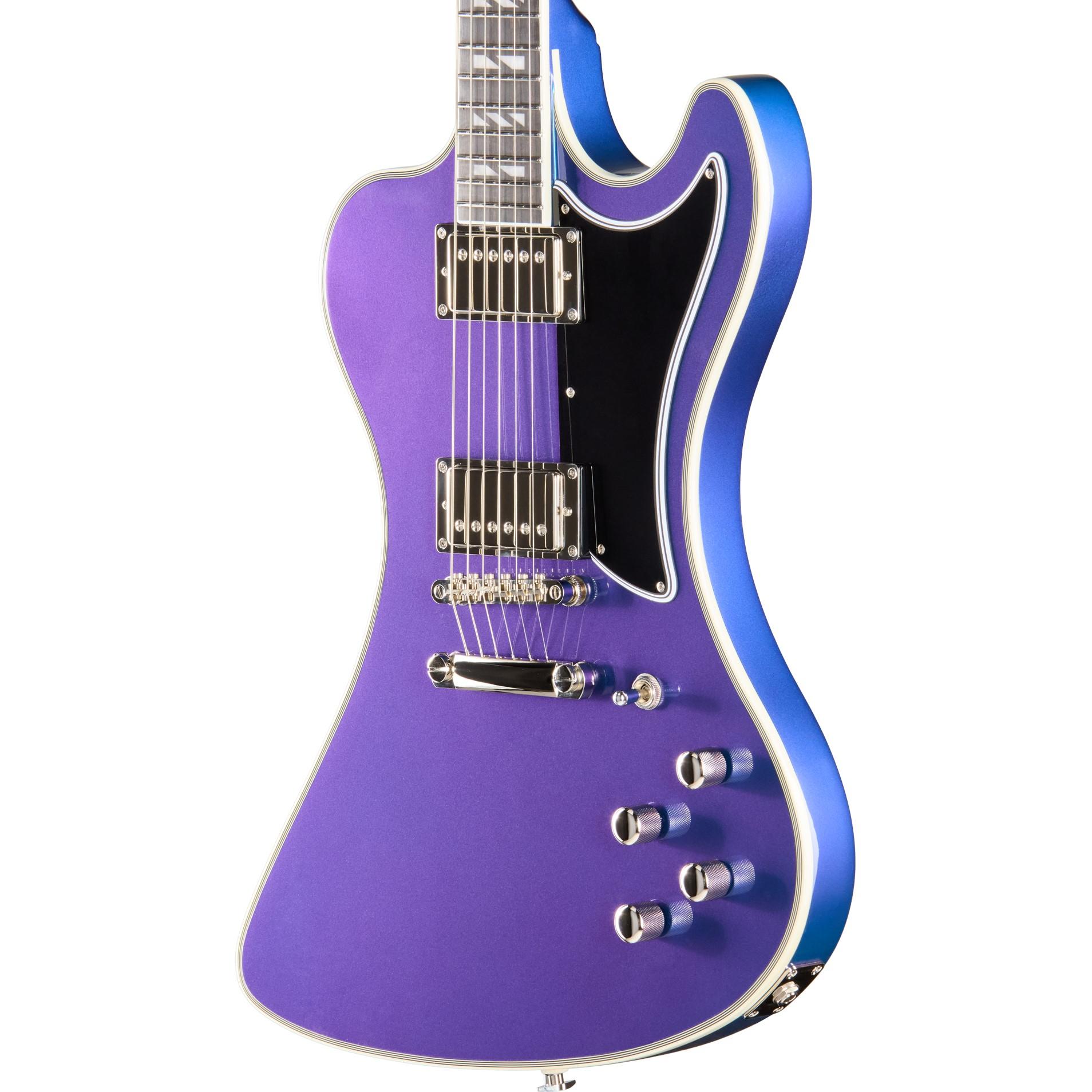 Epiphone Futura RD Custom Electric Guitar in Twilight Shift - EIFRDCTLSNH-Right-Angle.jpg