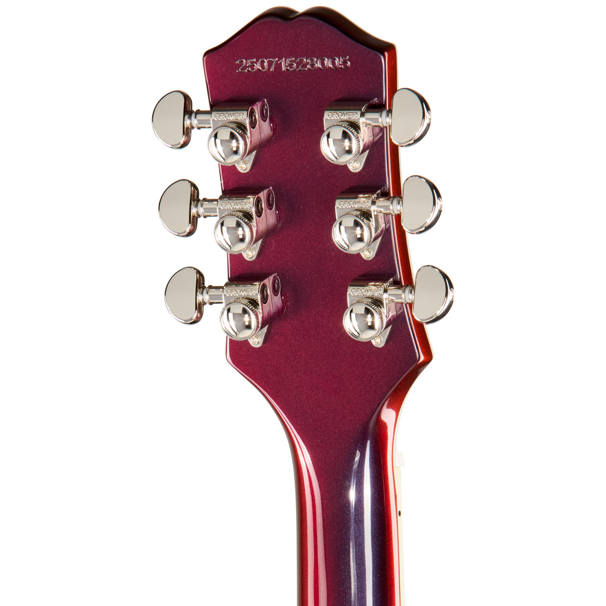 Epiphone Futura RD Custom Electric Guitar in Midnight Ember Shift - EIFRDCMESNH-Headstock-Back.jpg