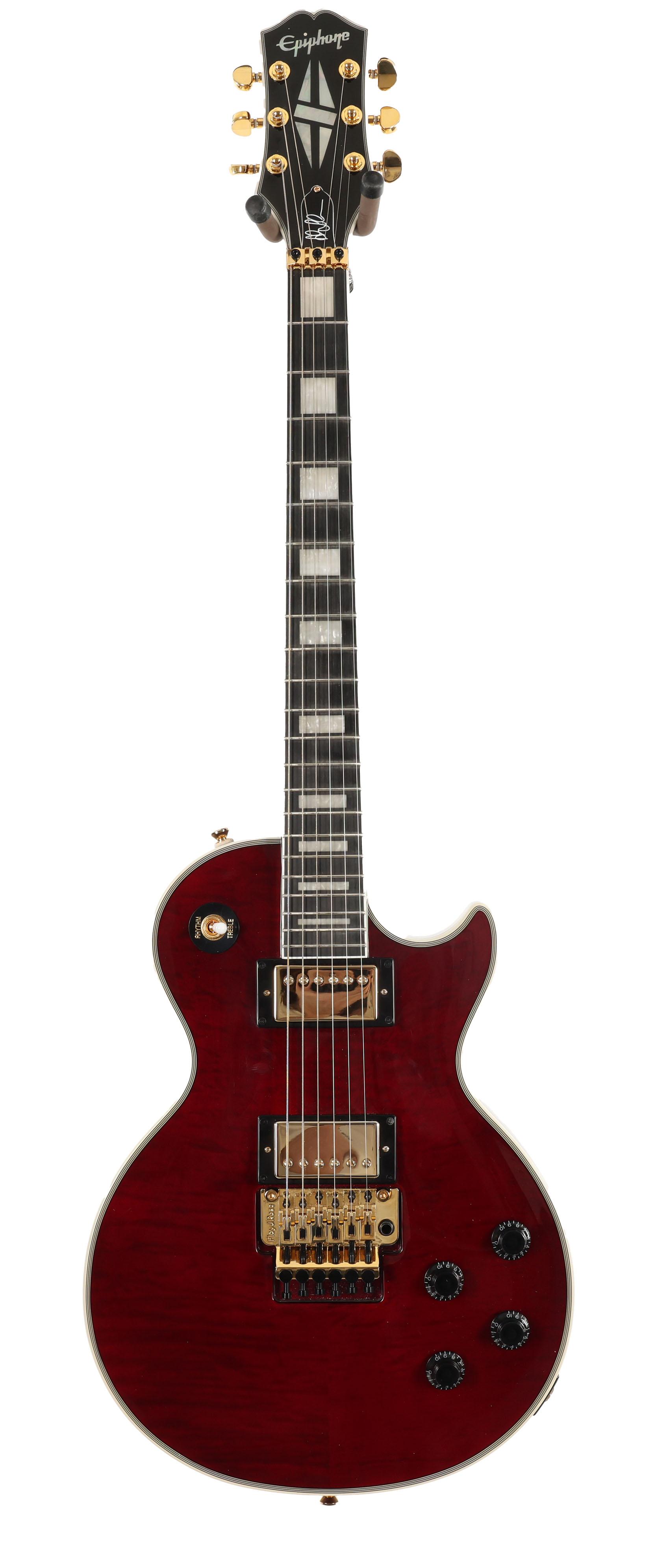 Second Hand Epiphone Alex Lifeson Les Paul Custom Access Ruby 271 - SH-241-6271 (3).jpg