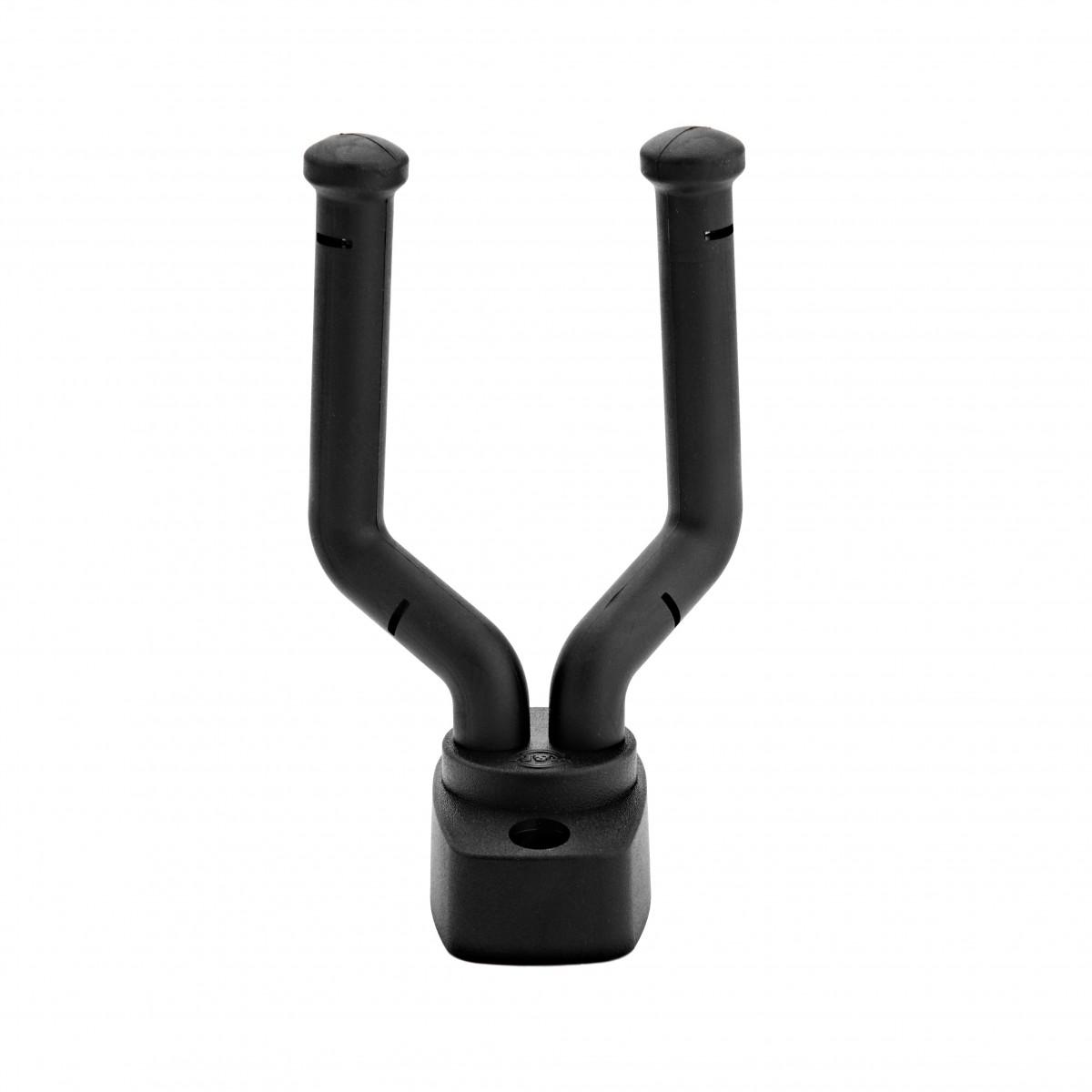 K&M 16280 Self-Locking Screw-Mount Guitar Wall Mount in Black - KM16280BK-2.jpg